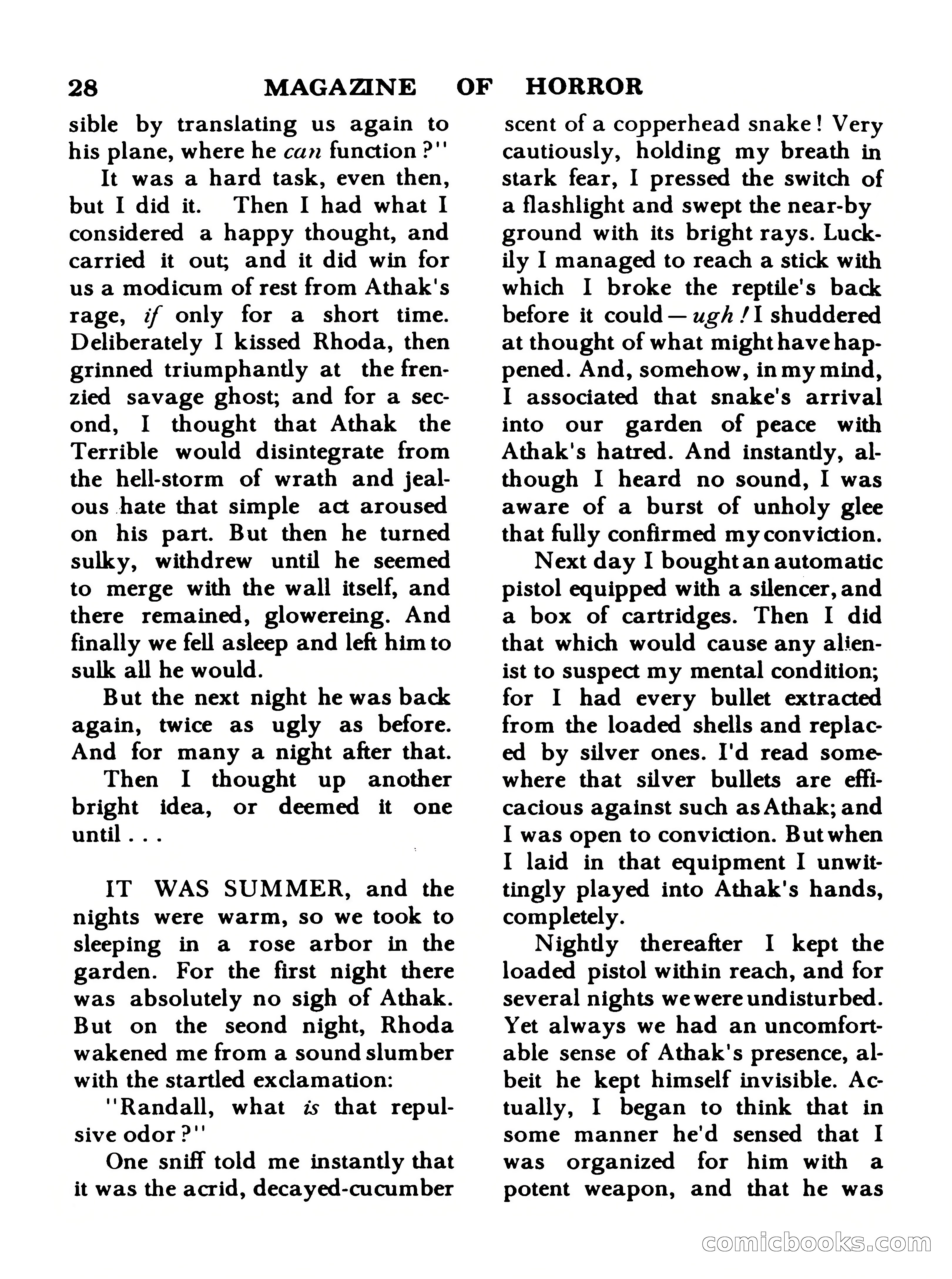 Magazine of Horror #19 — page 28 of 132