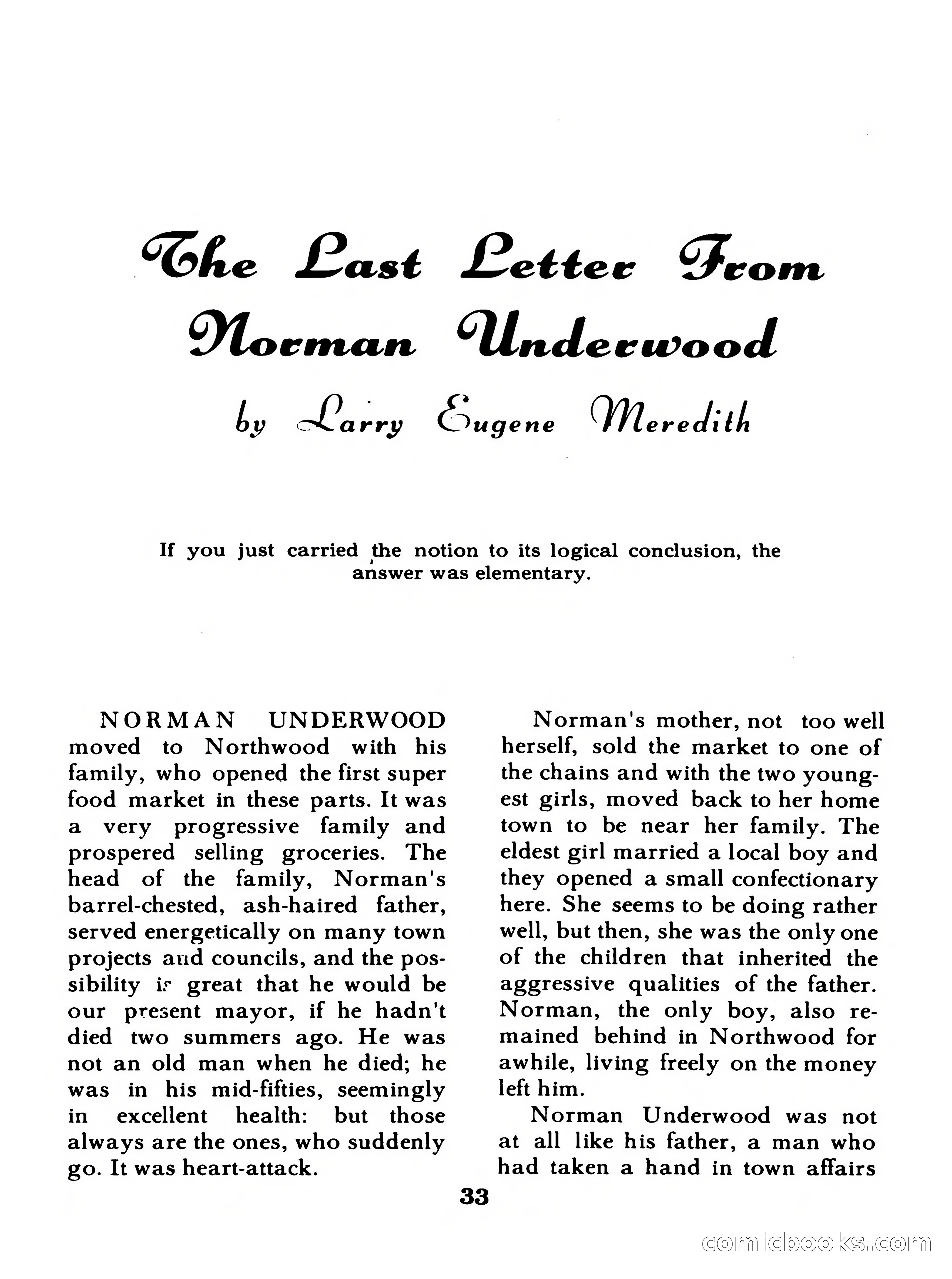 Magazine of Horror #19 — page 33 of 132