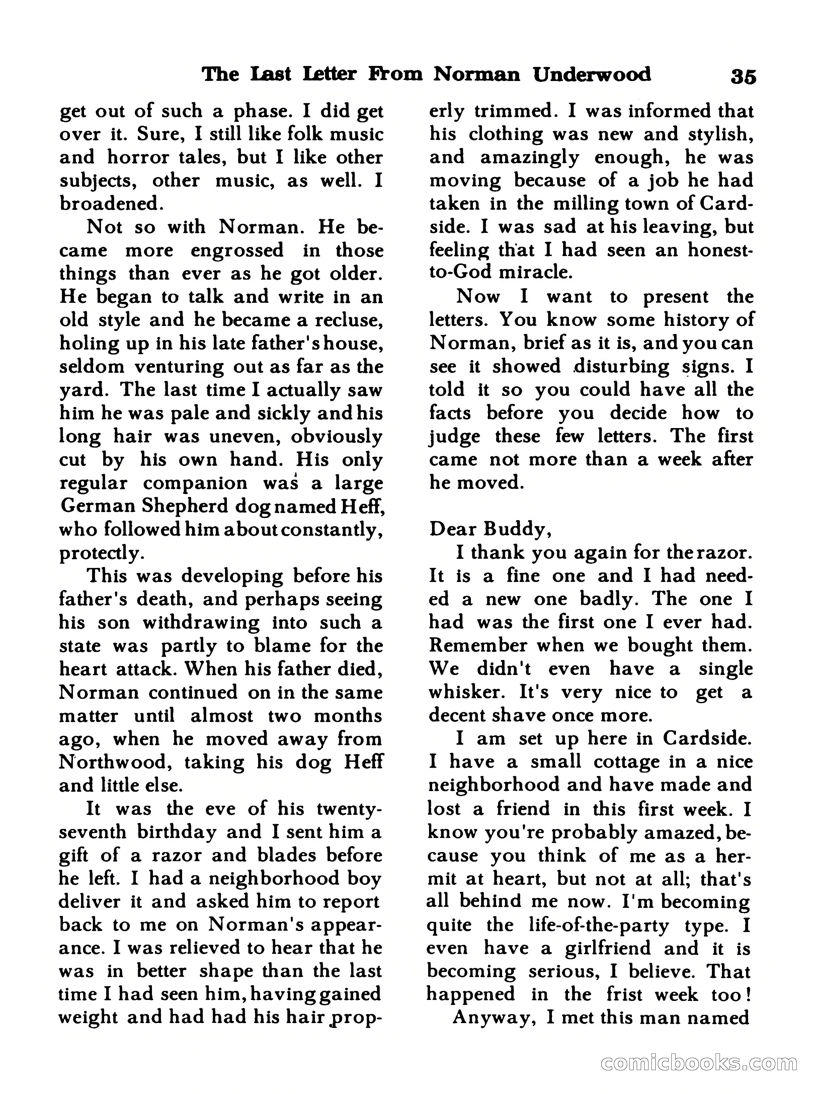 Magazine of Horror #19 — page 35 of 132