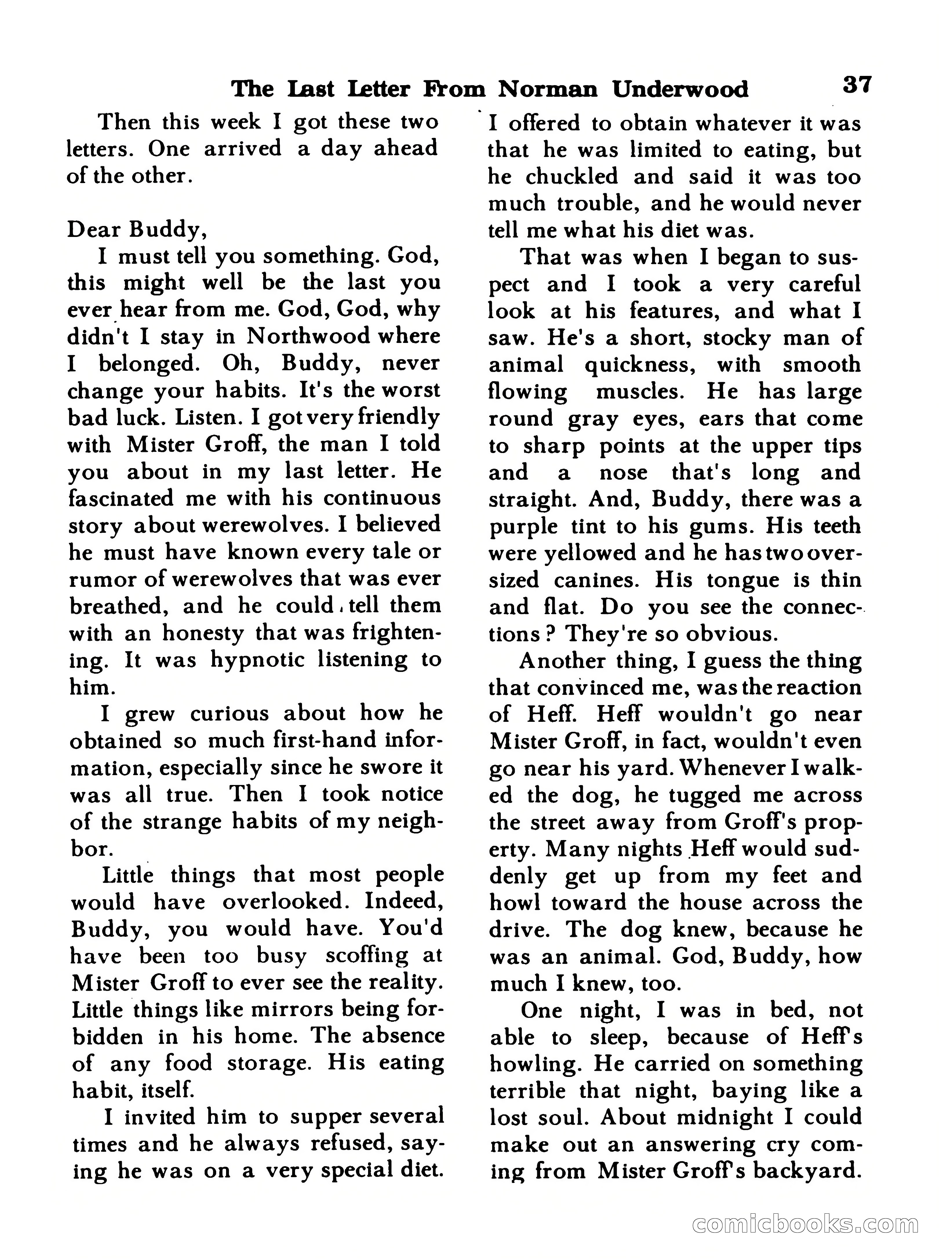 Magazine of Horror #19 — page 37 of 132
