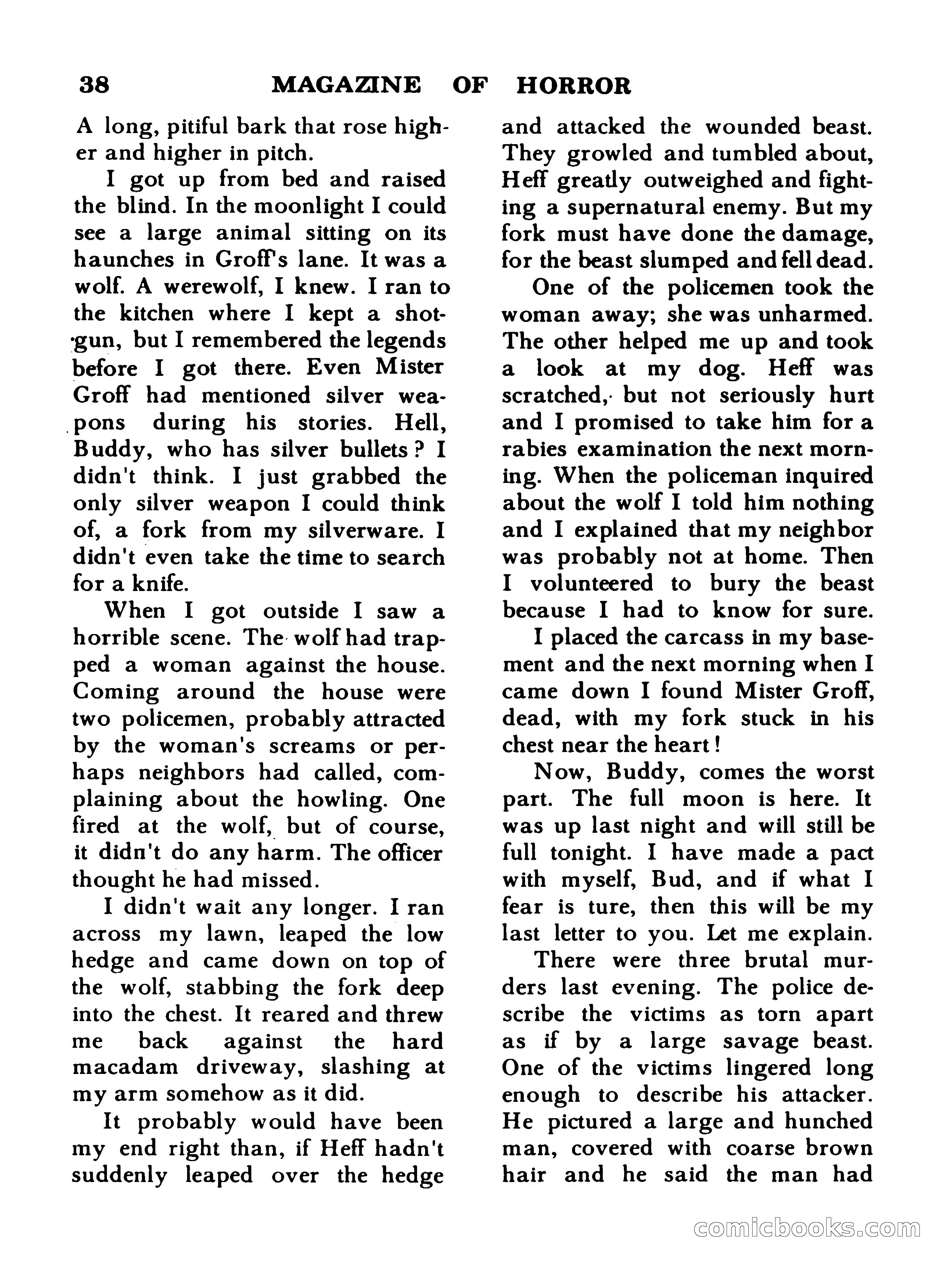 Magazine of Horror #19 — page 38 of 132