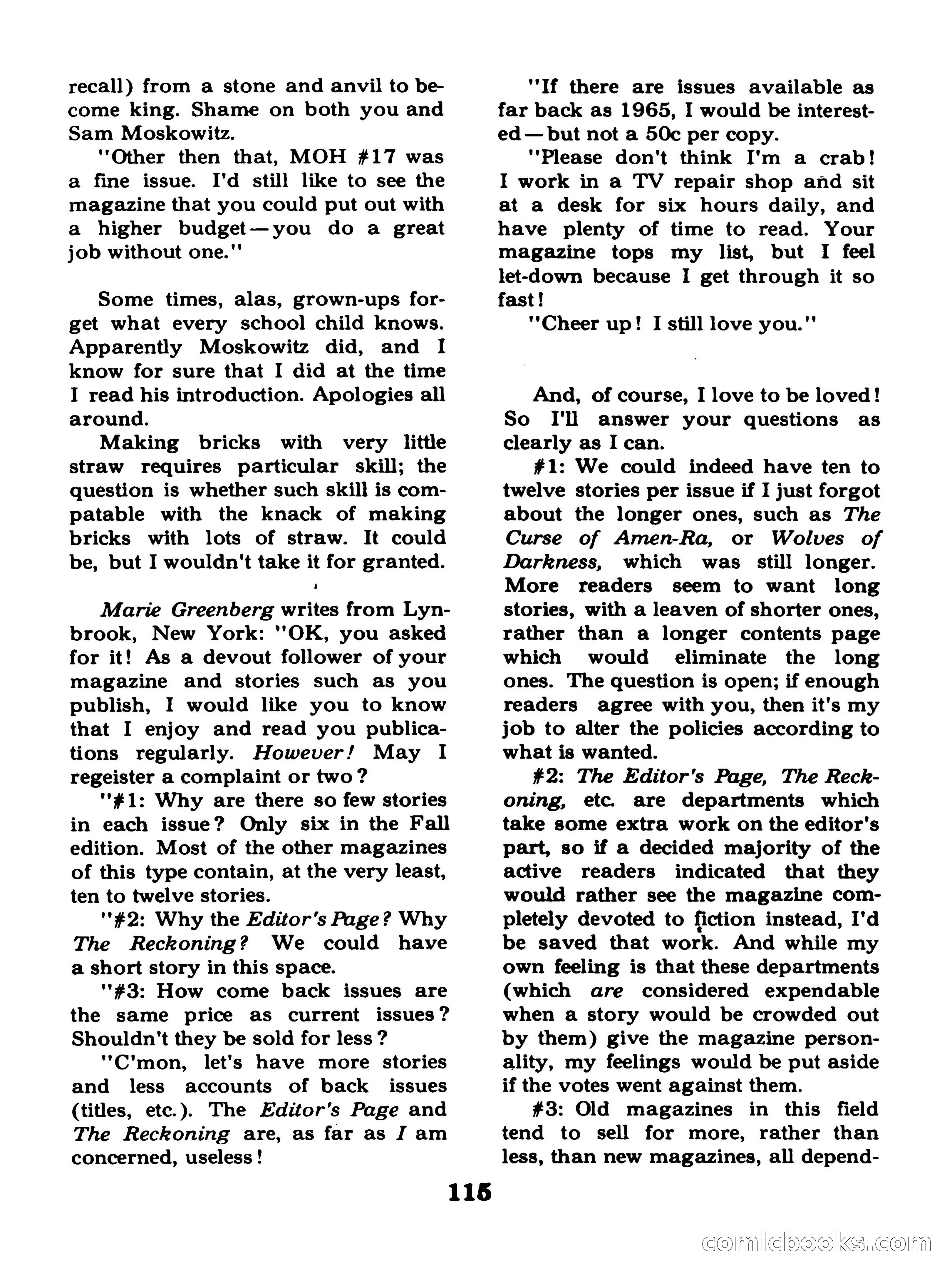 Magazine of Horror #19 — page 115 of 132