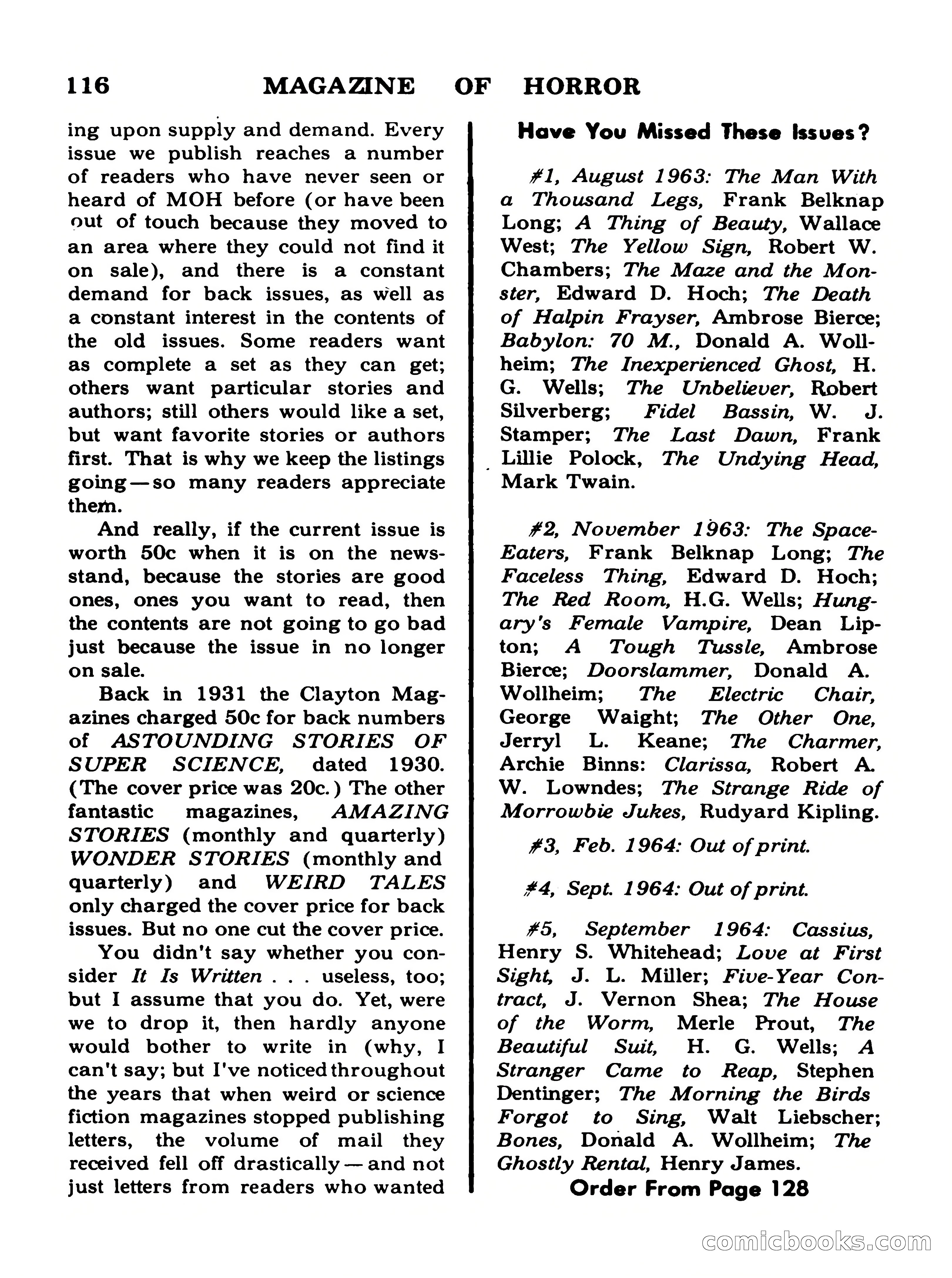Magazine of Horror #19 — page 116 of 132