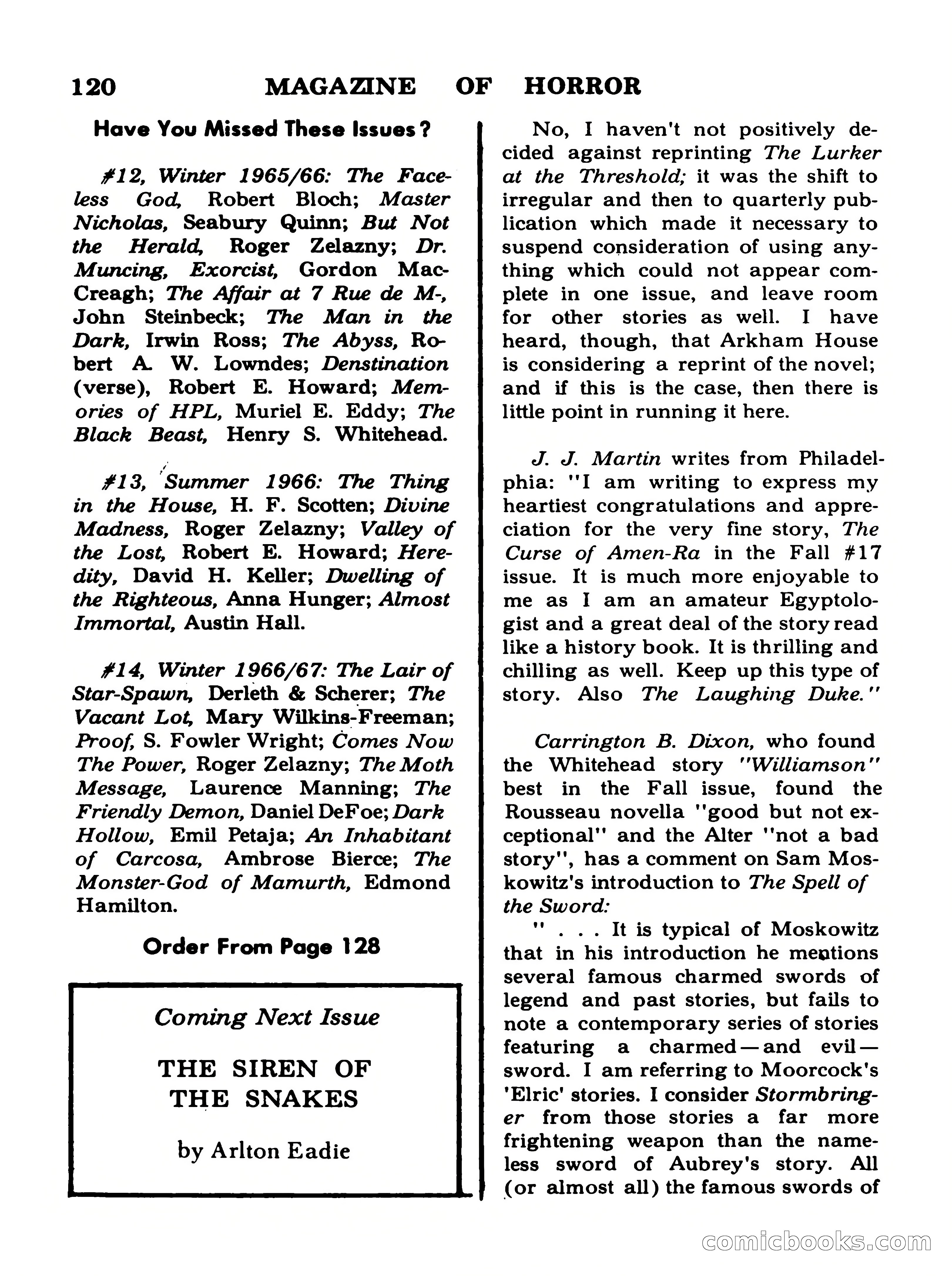 Magazine of Horror #19 — page 120 of 132