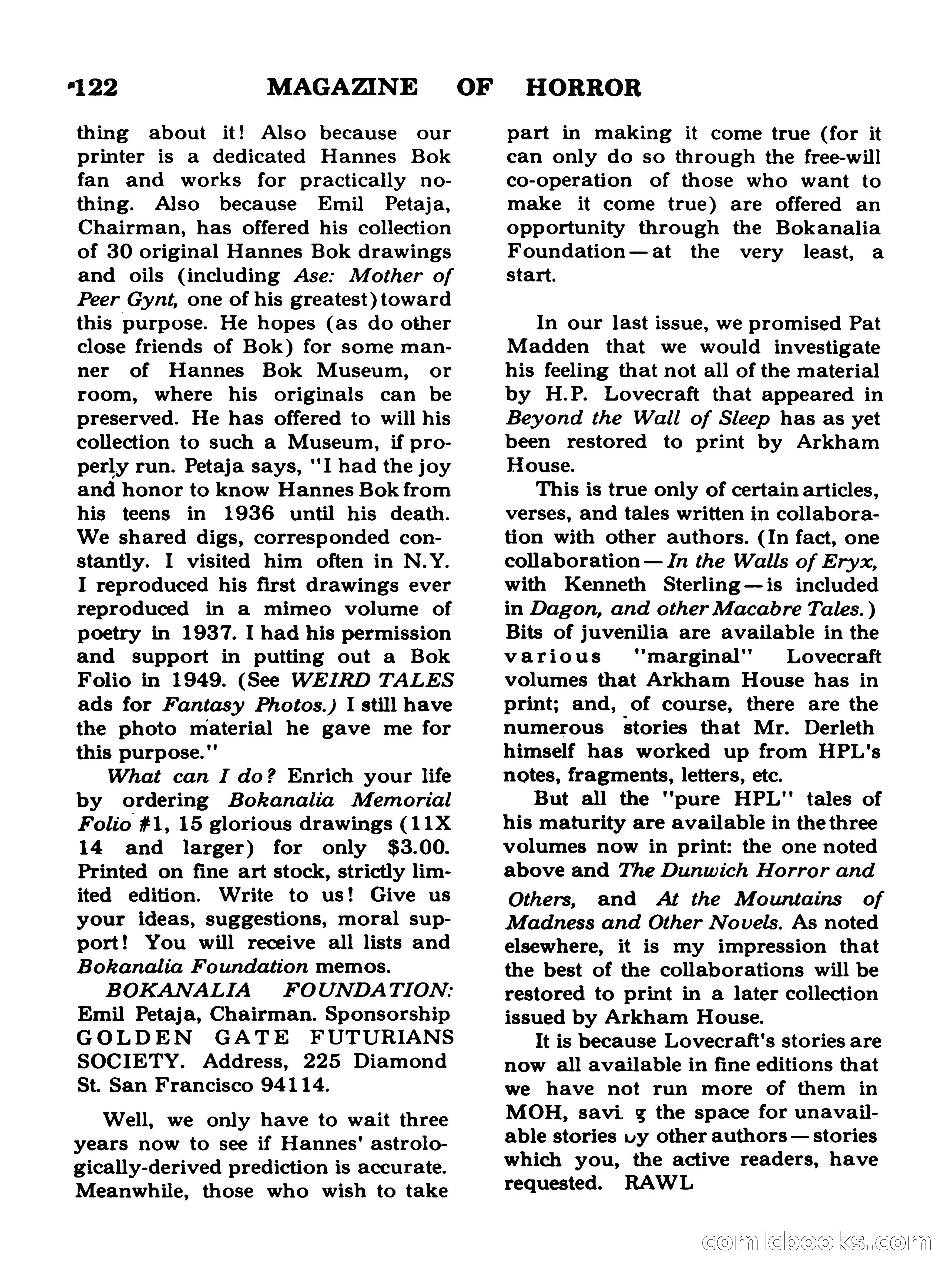 Magazine of Horror #19 — page 122 of 132