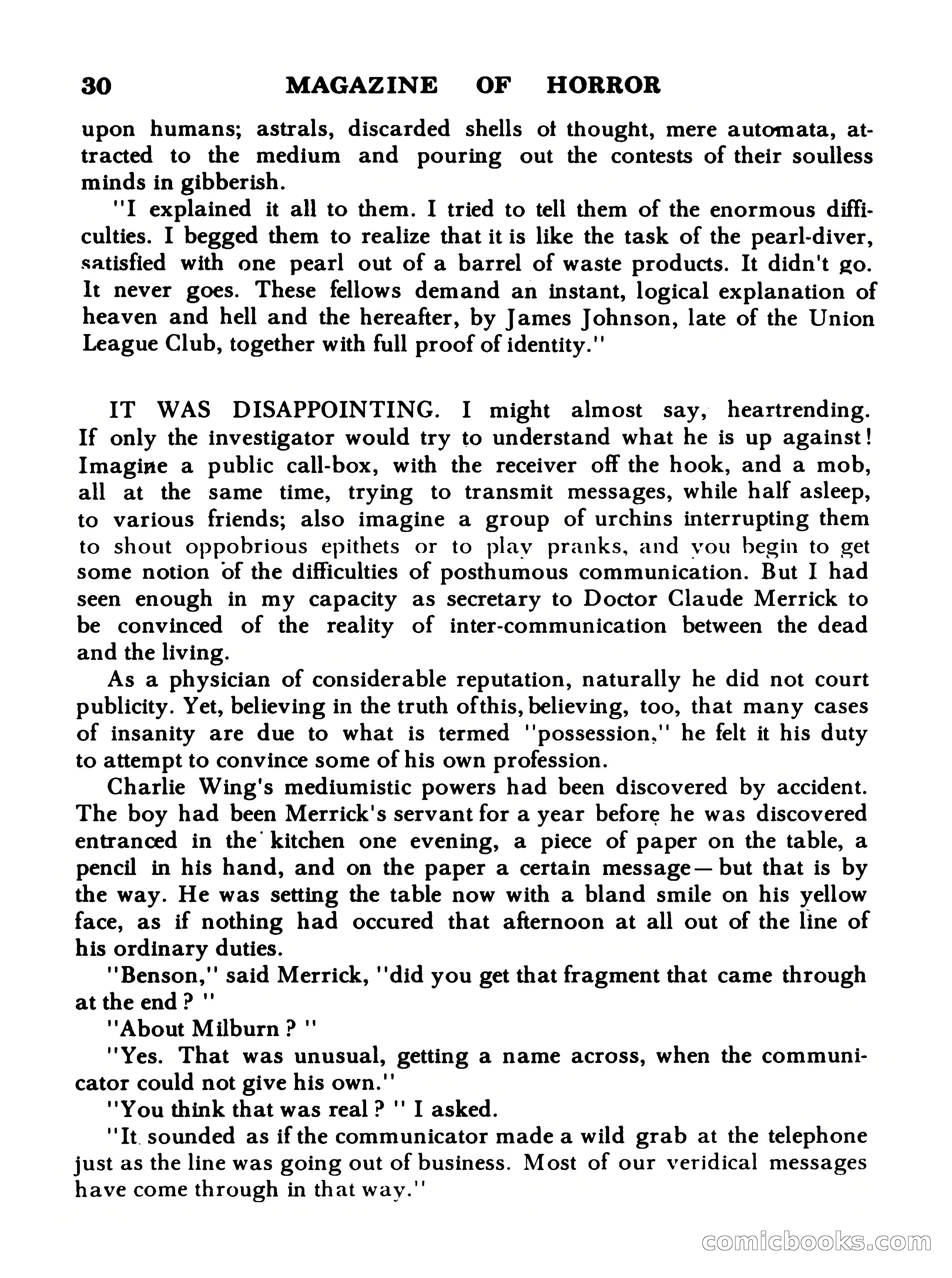 Magazine of Horror No. 20 — page 30 of 132