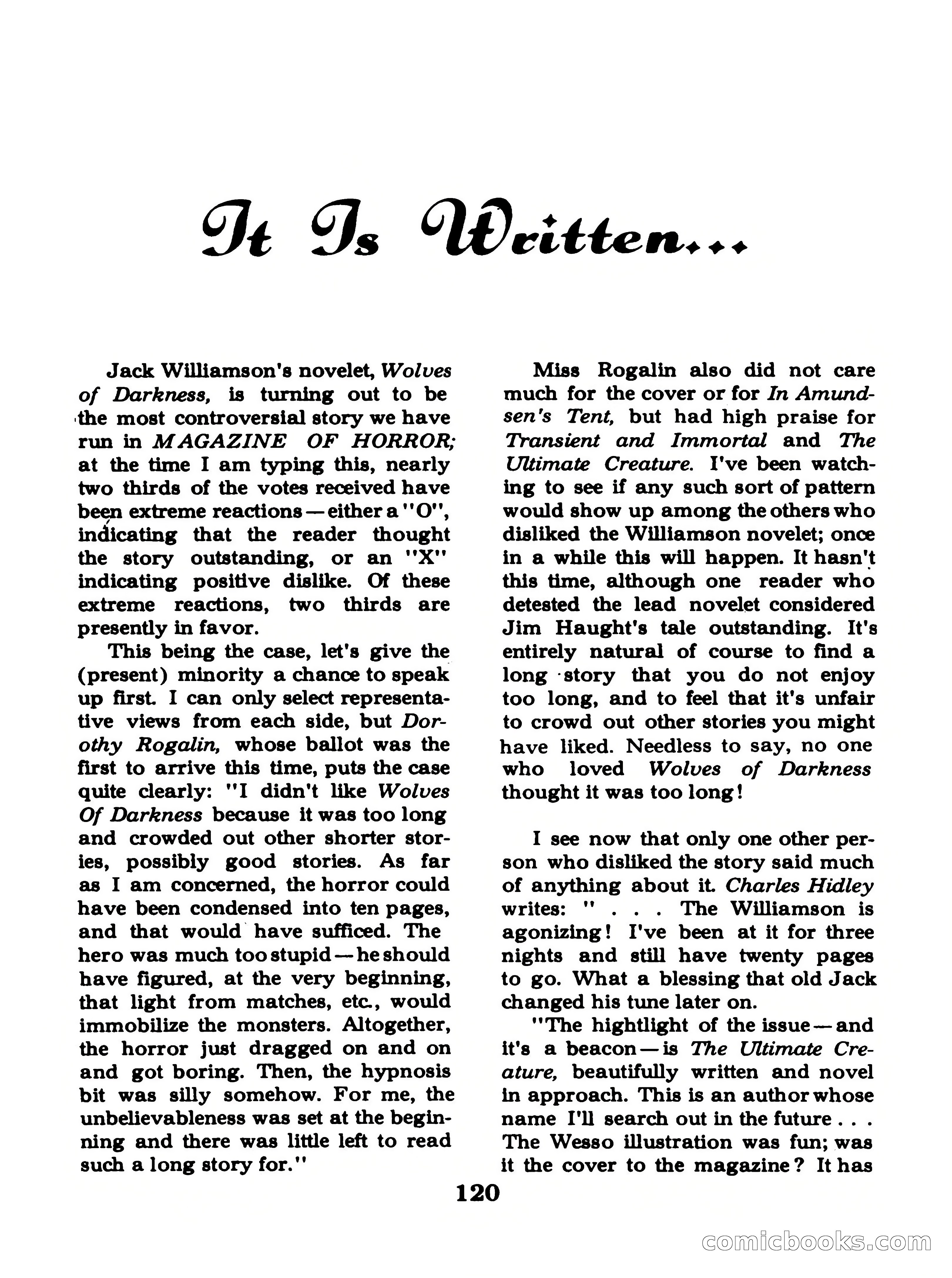 Magazine of Horror No. 20 — page 120 of 132