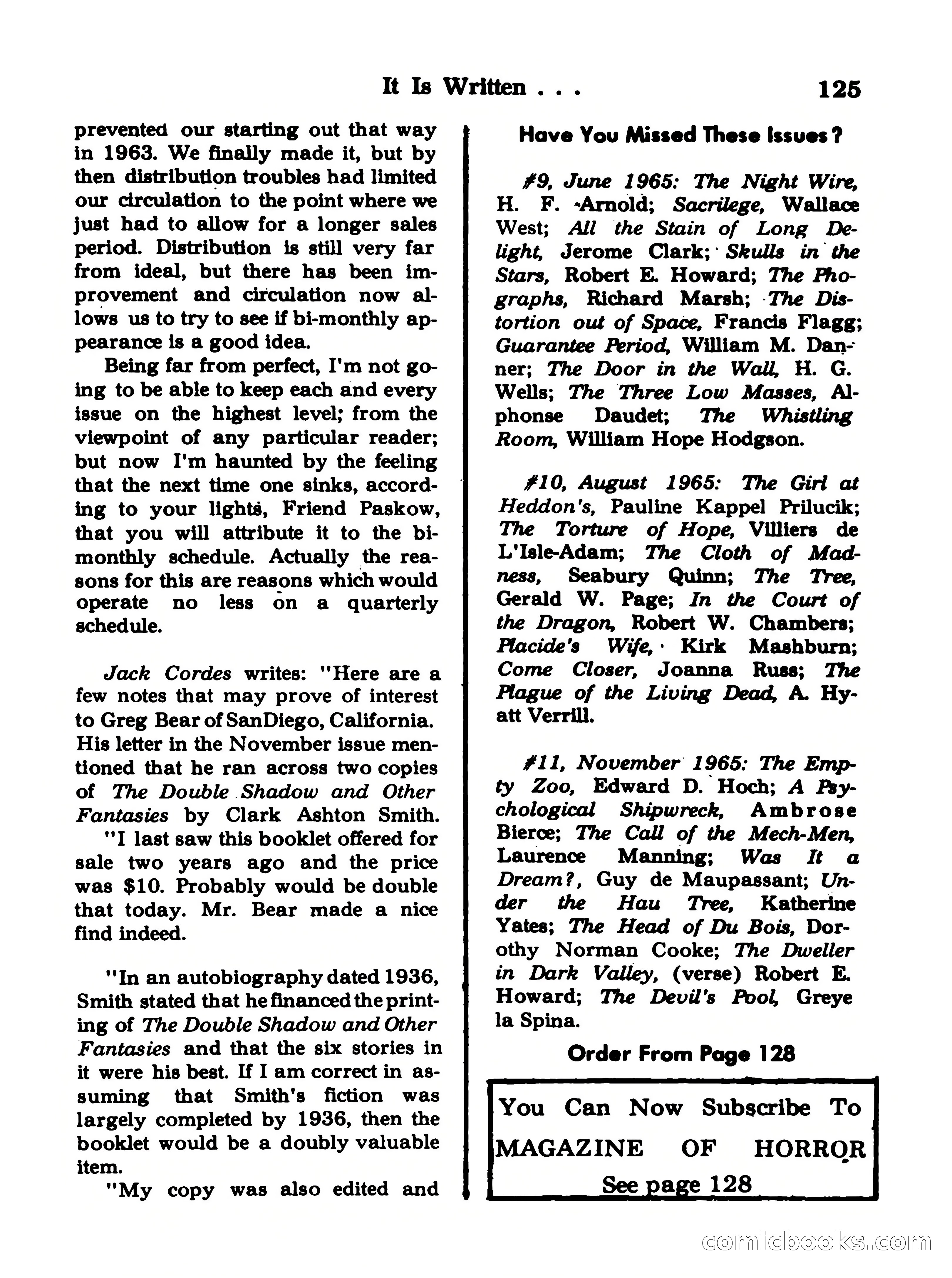 Magazine of Horror No. 20 — page 125 of 132