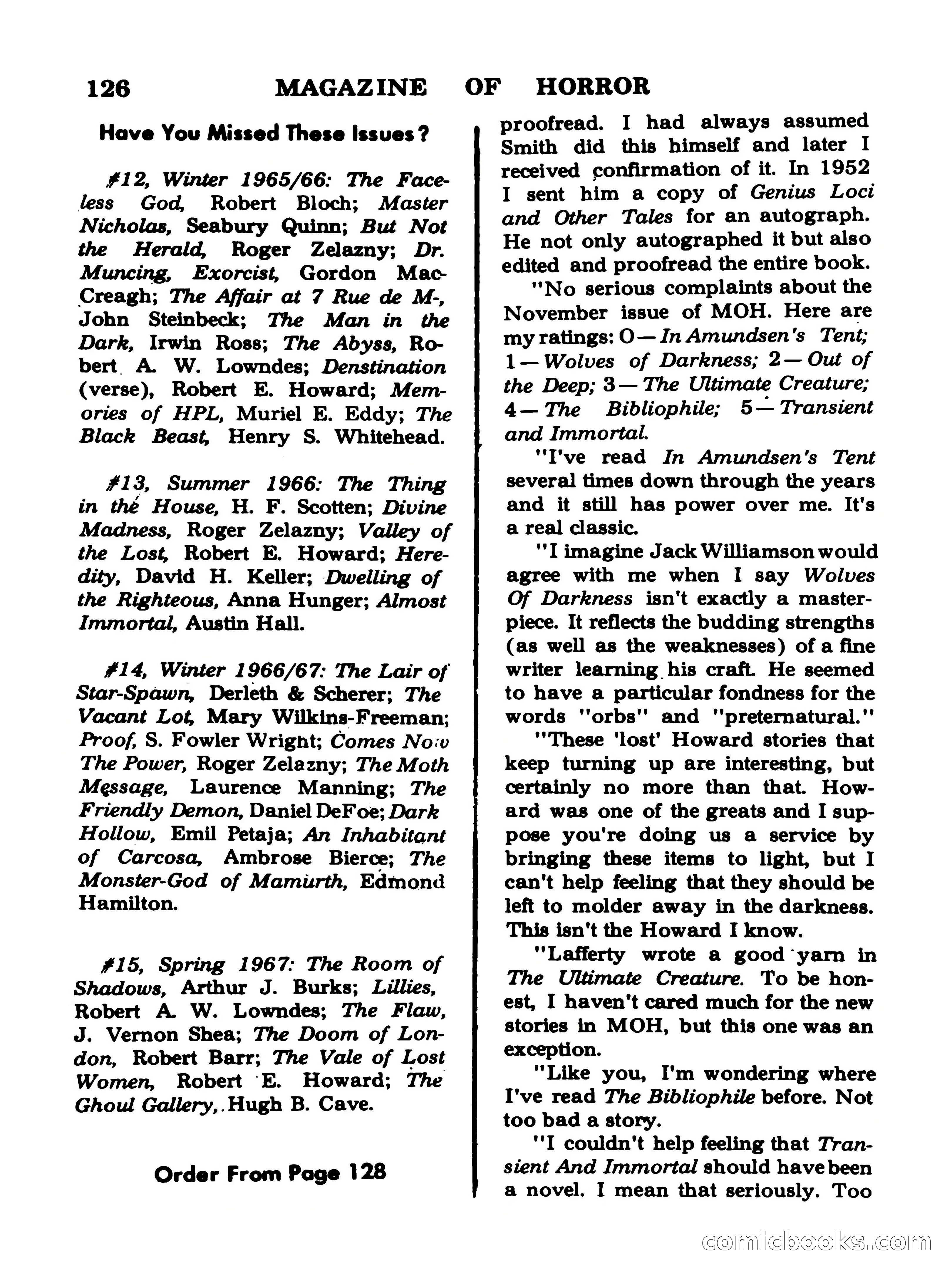 Magazine of Horror No. 20 — page 126 of 132