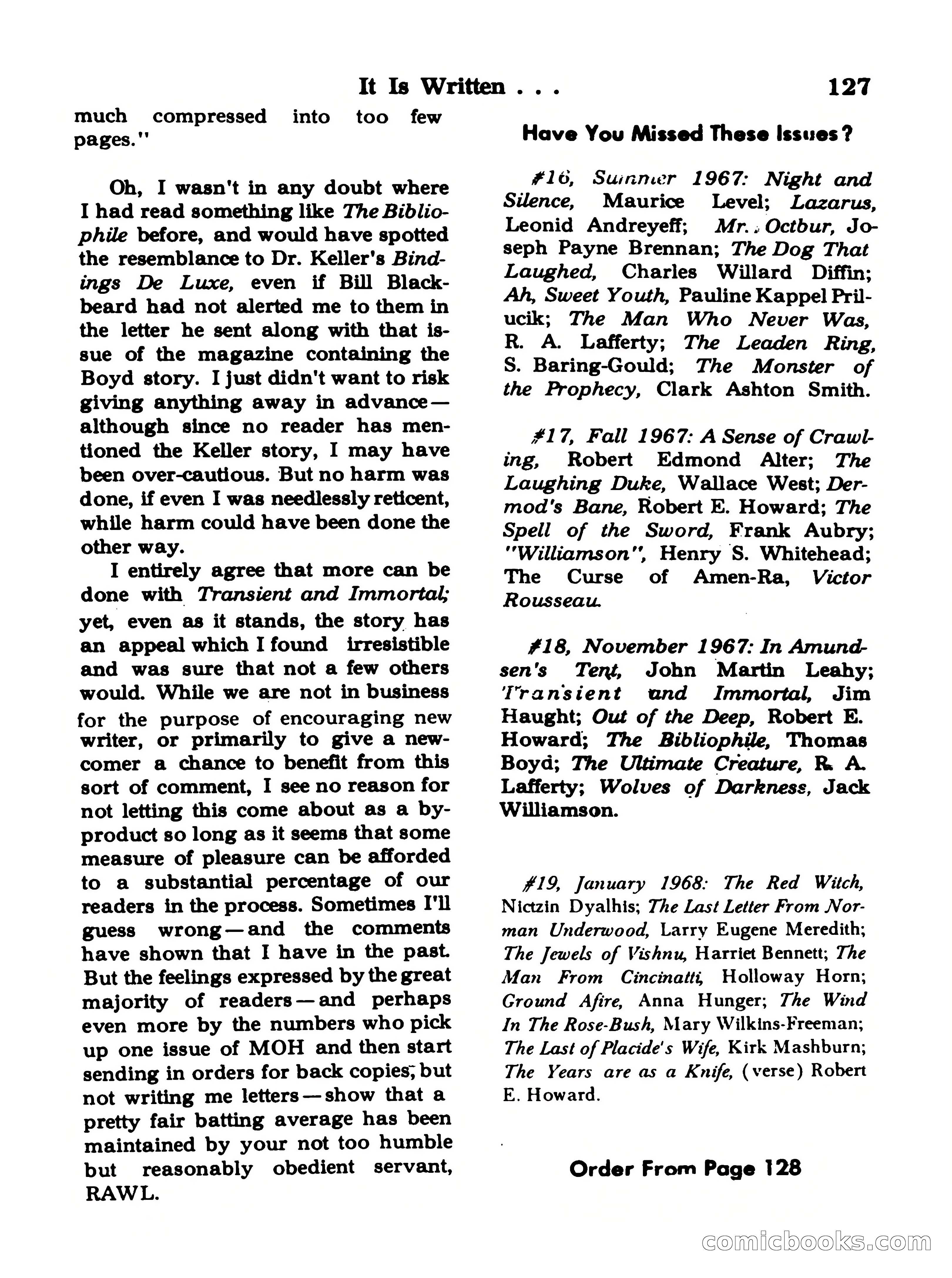 Magazine of Horror No. 20 — page 127 of 132