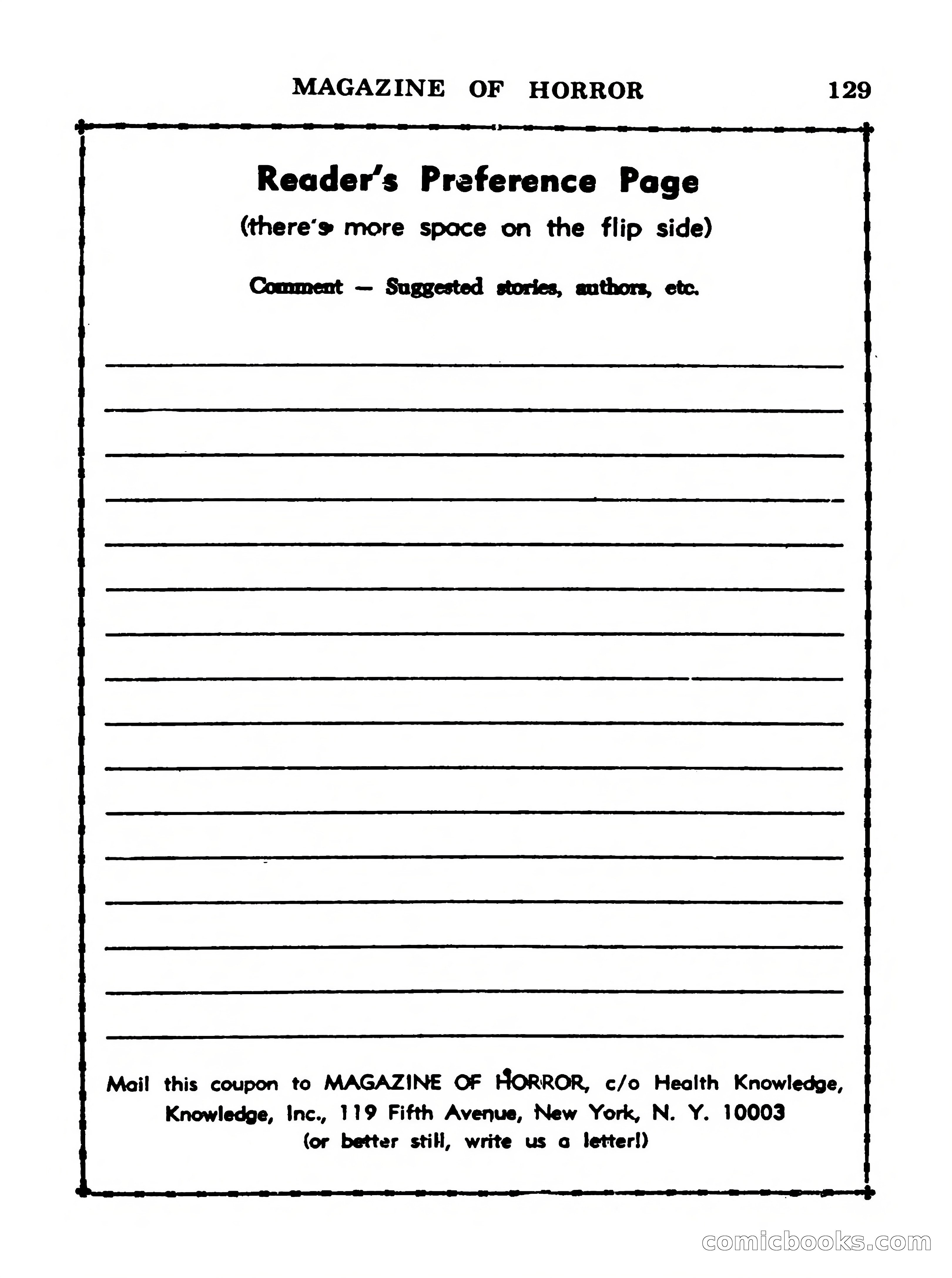 Magazine of Horror No. 20 — page 129 of 132