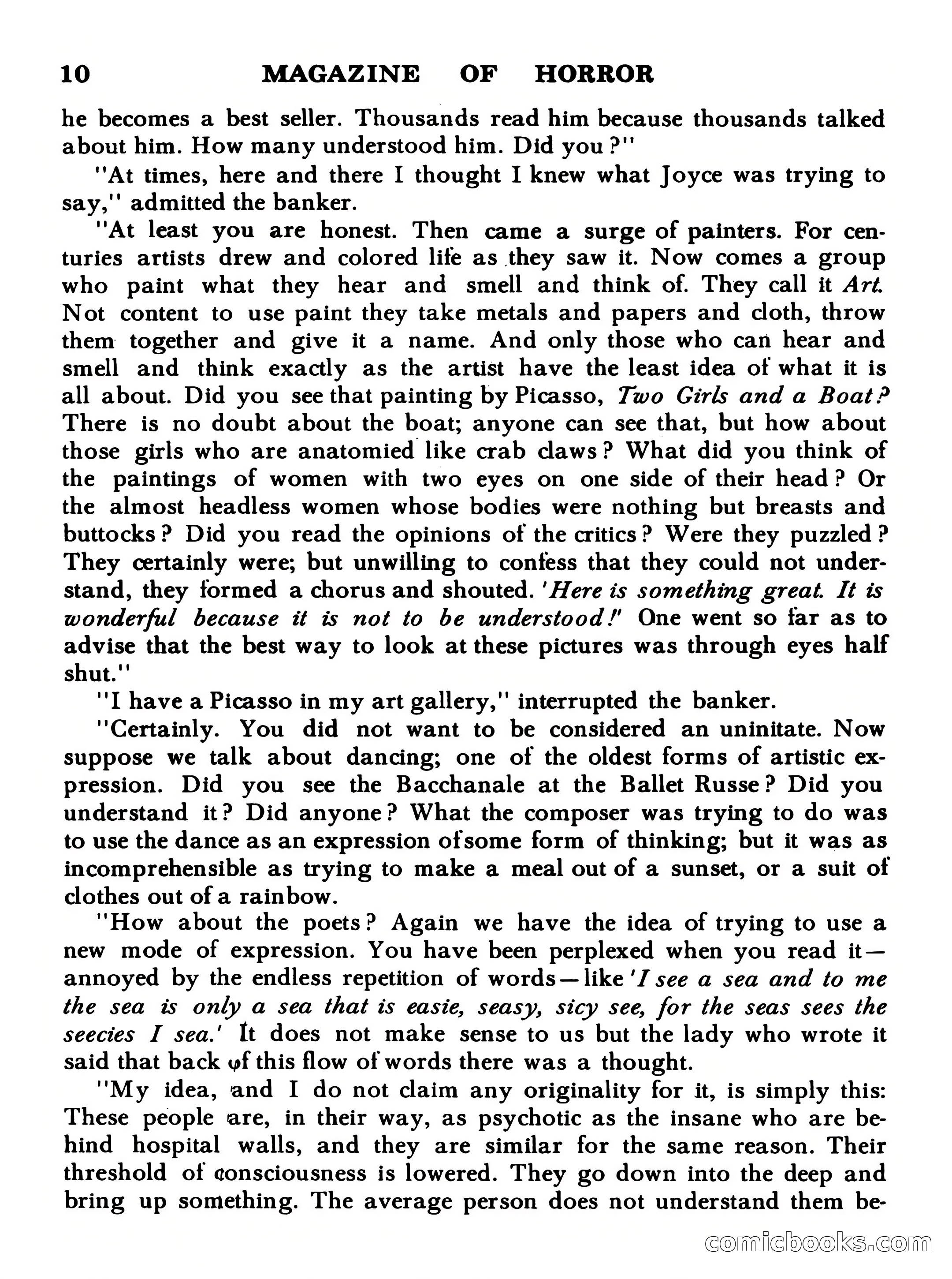 Magazine of Horror #23 — page 10 of 132
