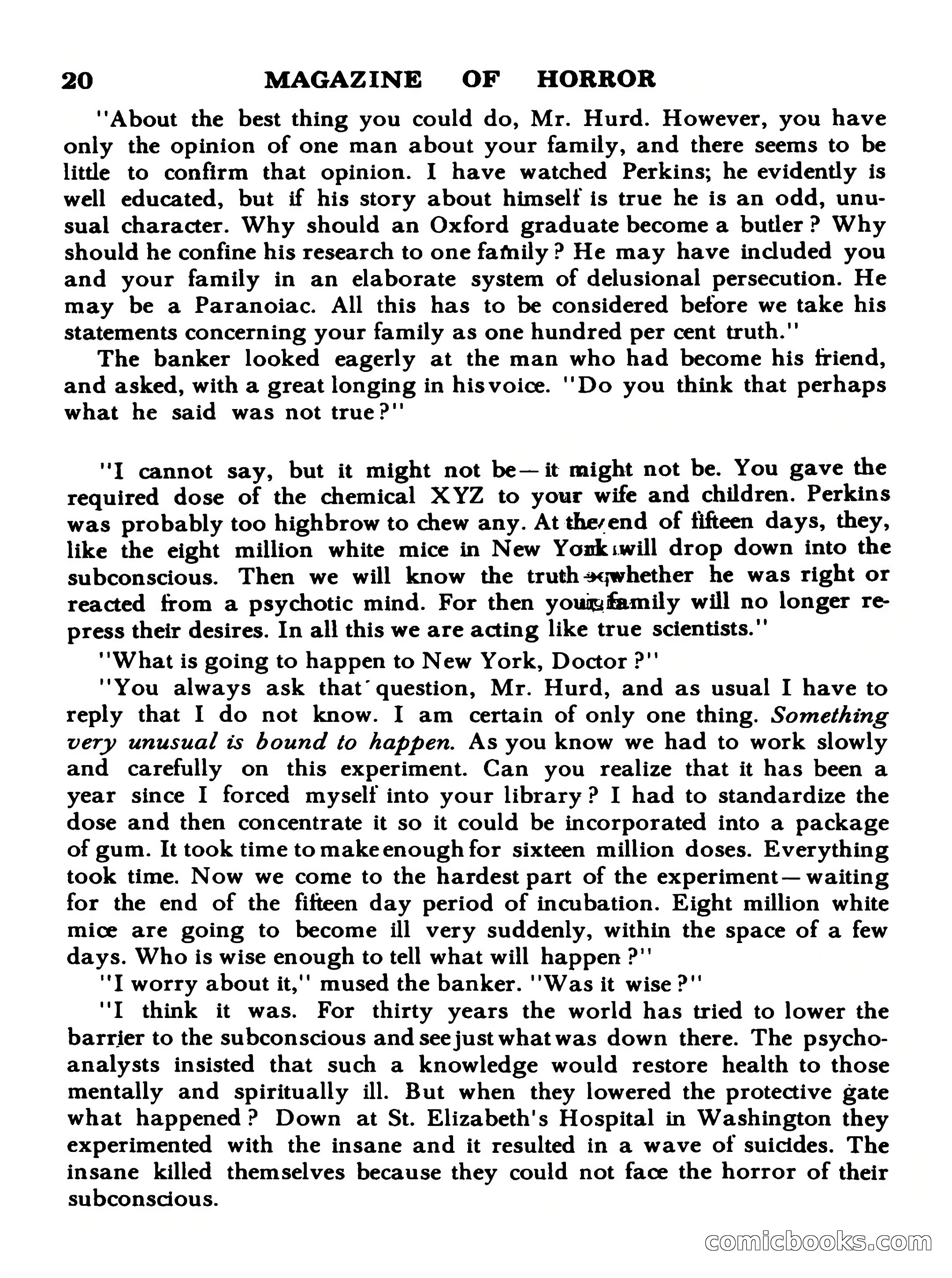 Magazine of Horror #23 — page 20 of 132