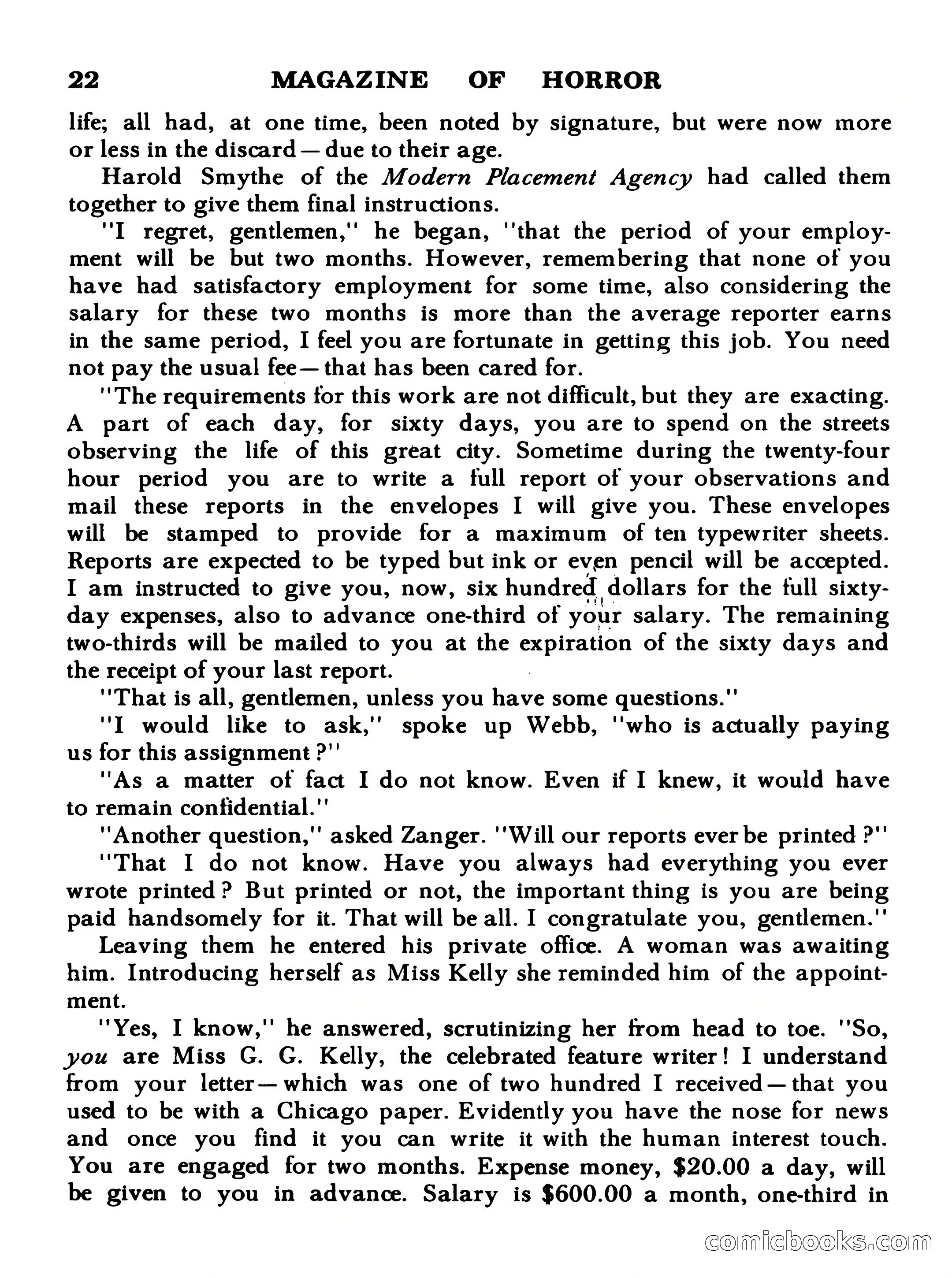 Magazine of Horror #23 — page 22 of 132