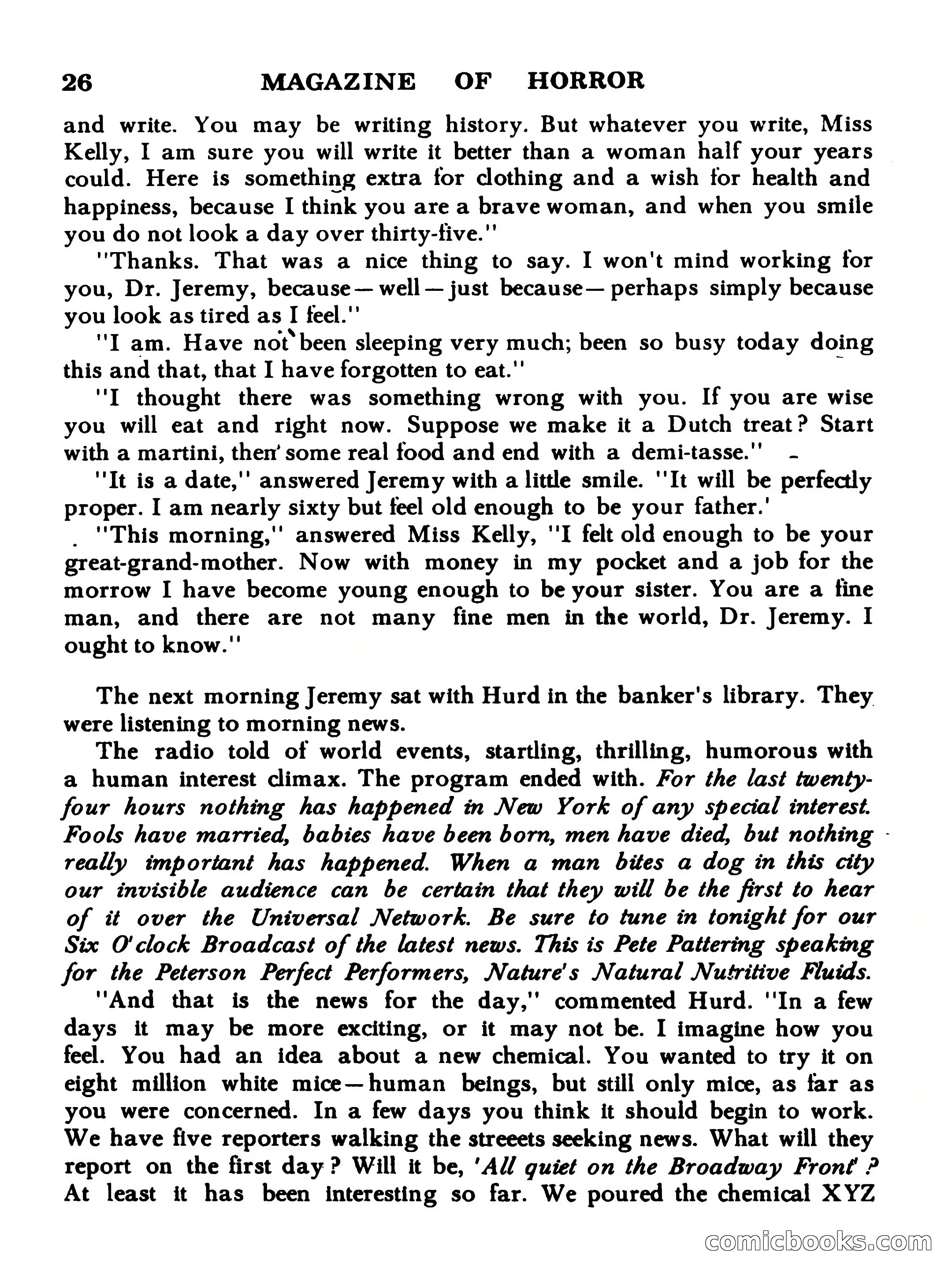 Magazine of Horror #23 — page 26 of 132