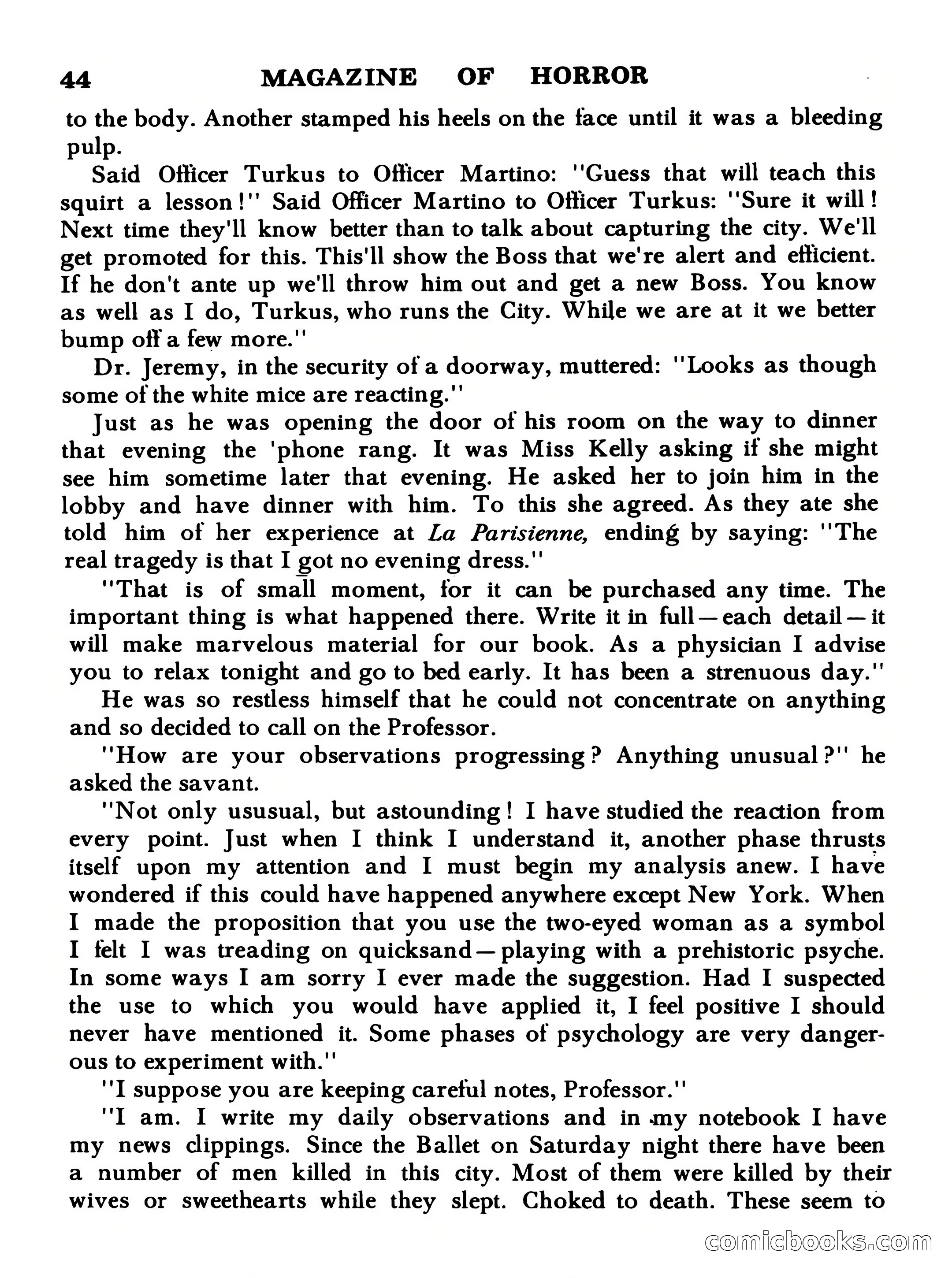 Magazine of Horror #23 — page 44 of 132