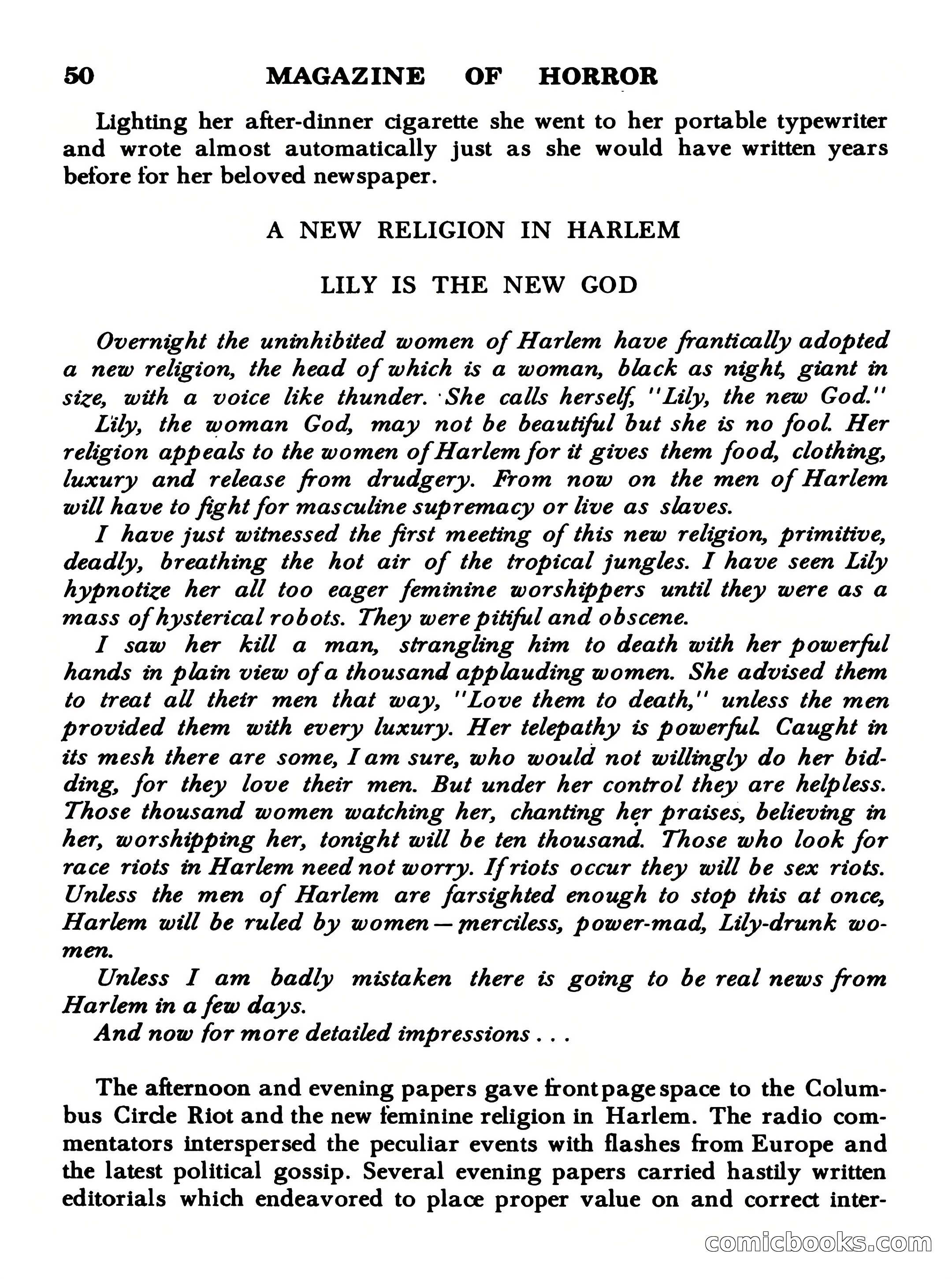 Magazine of Horror #23 — page 50 of 132
