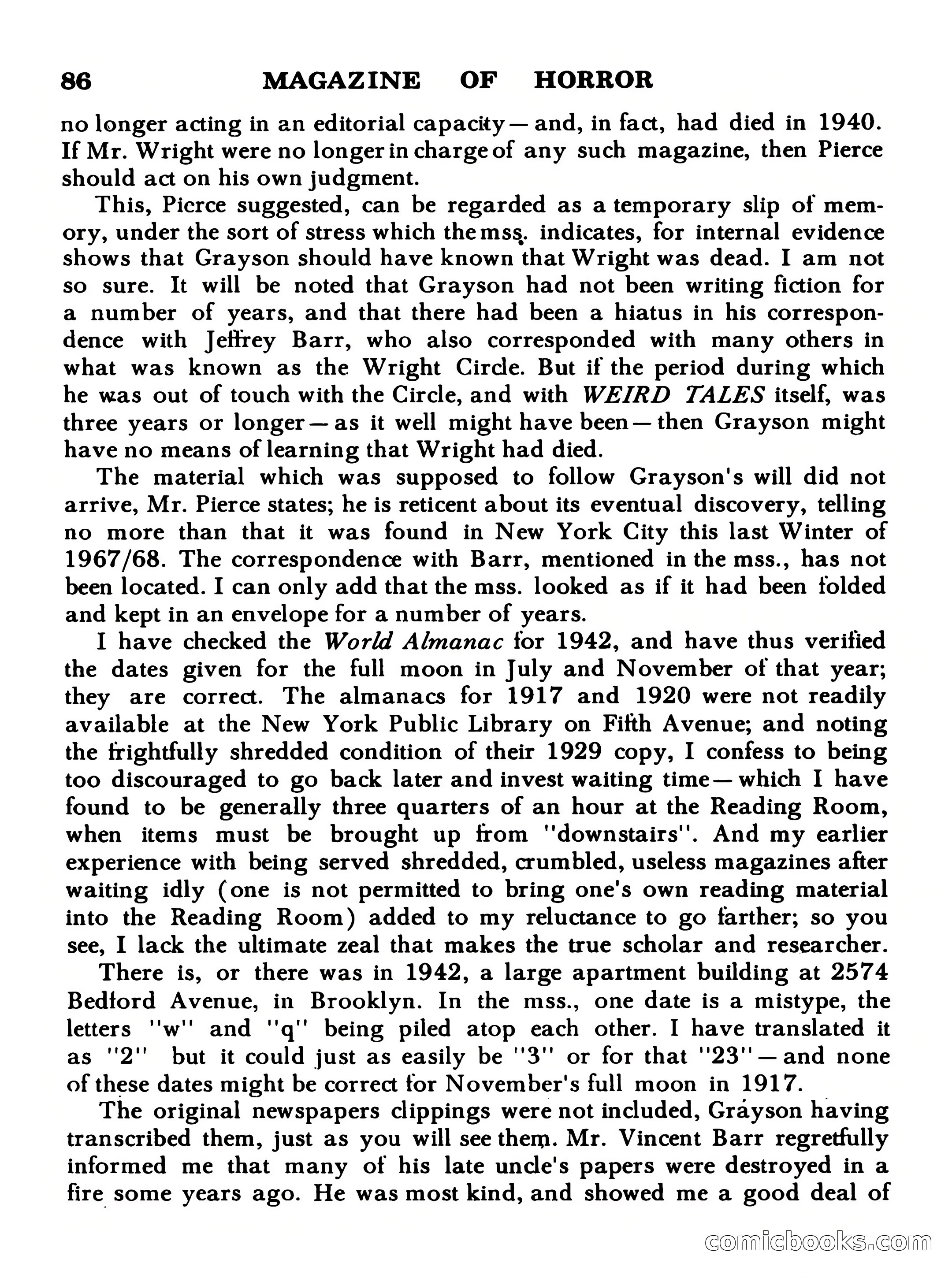 Magazine of Horror #23 — page 86 of 132