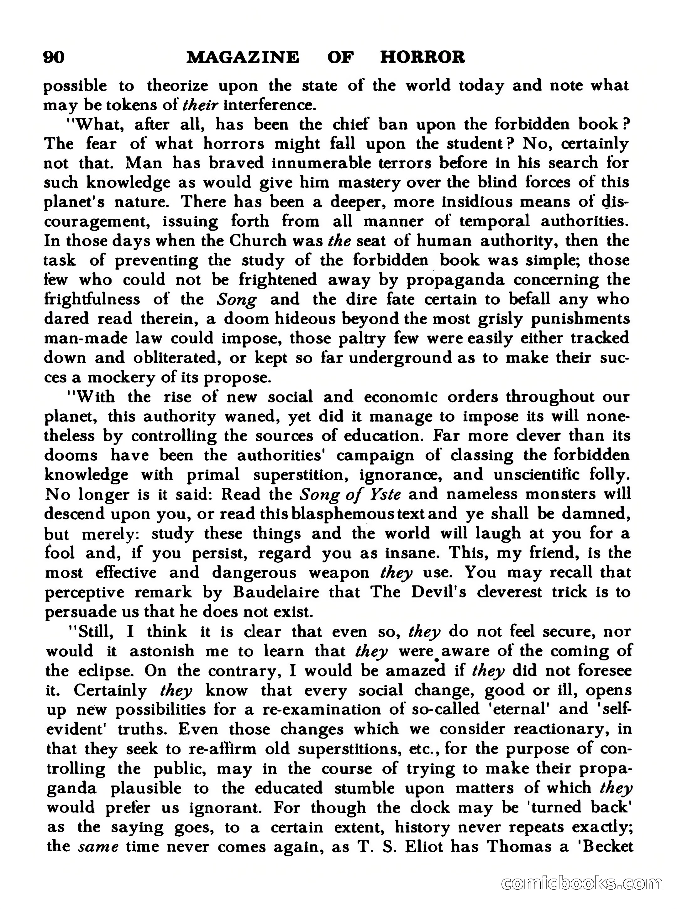 Magazine of Horror #23 — page 90 of 132