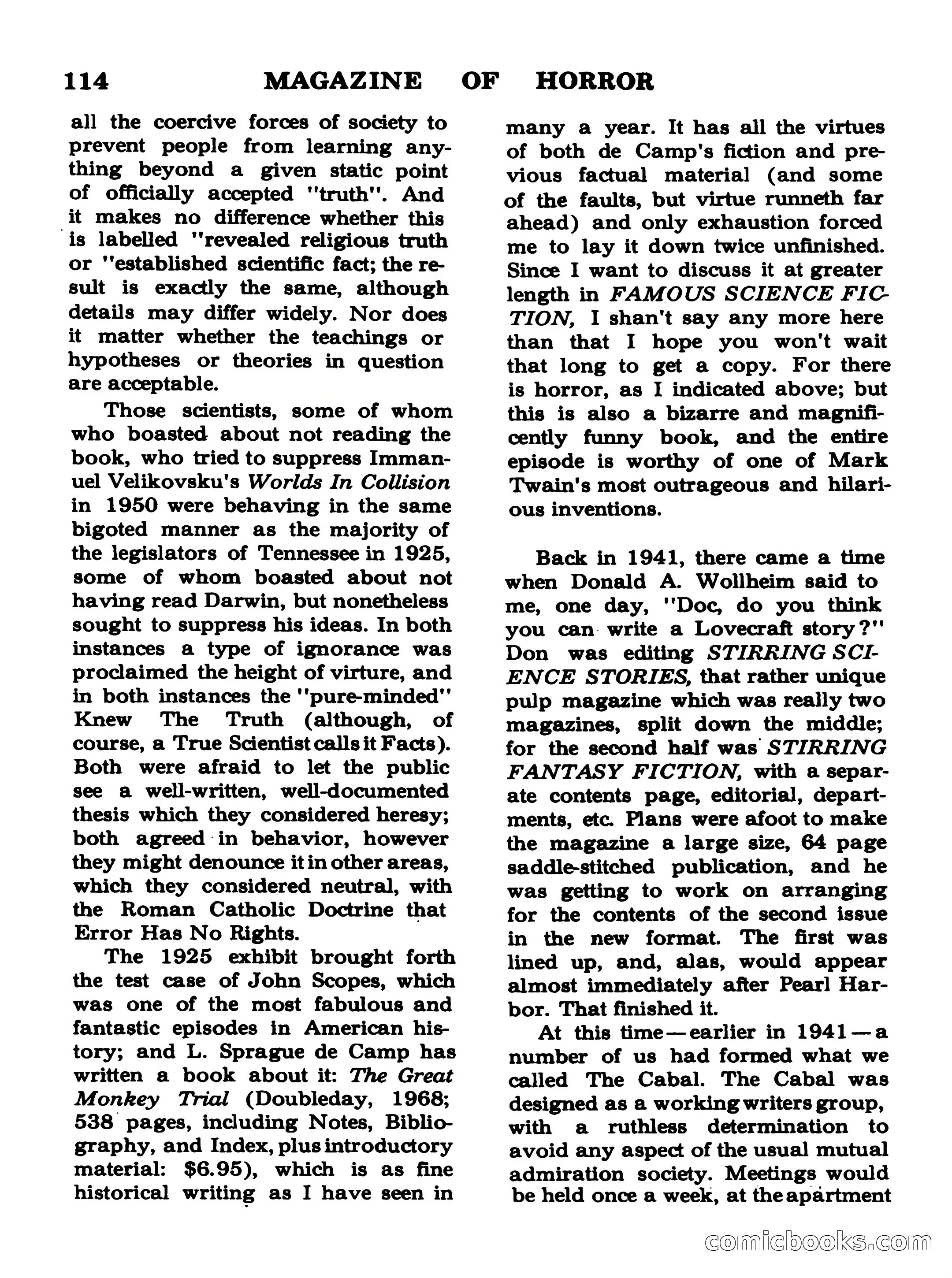 Magazine of Horror #23 — page 114 of 132