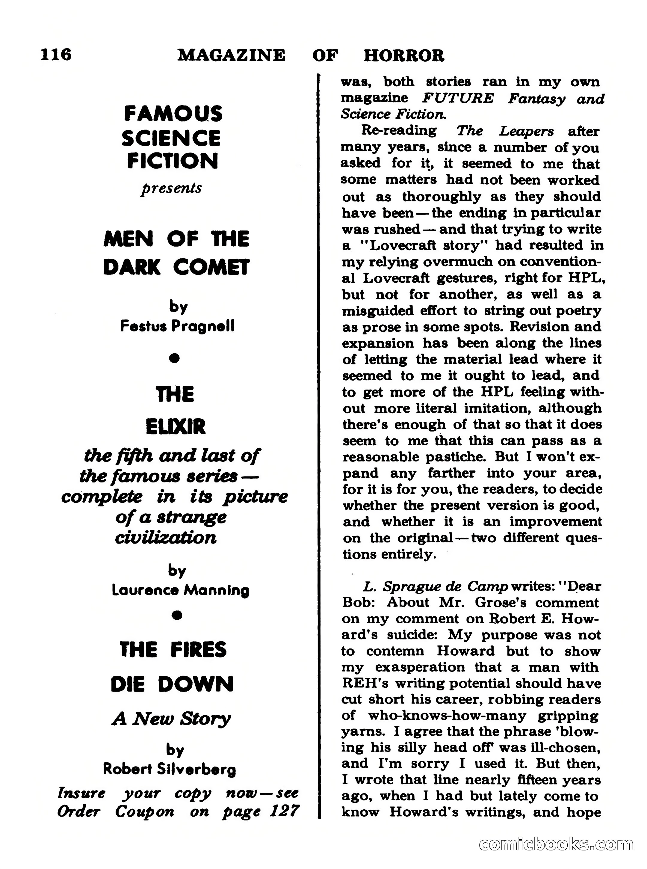 Magazine of Horror #23 — page 116 of 132