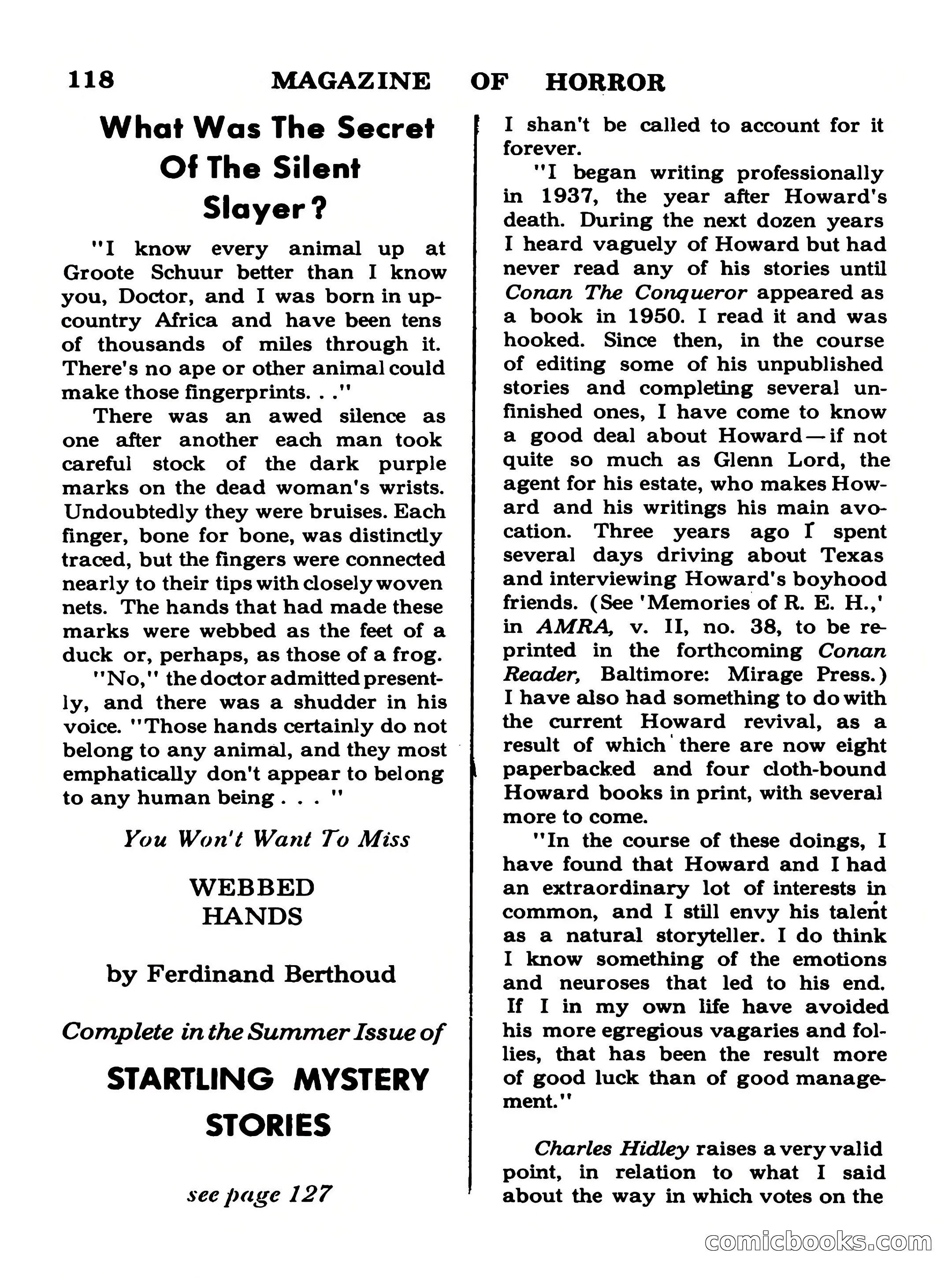 Magazine of Horror #23 — page 118 of 132