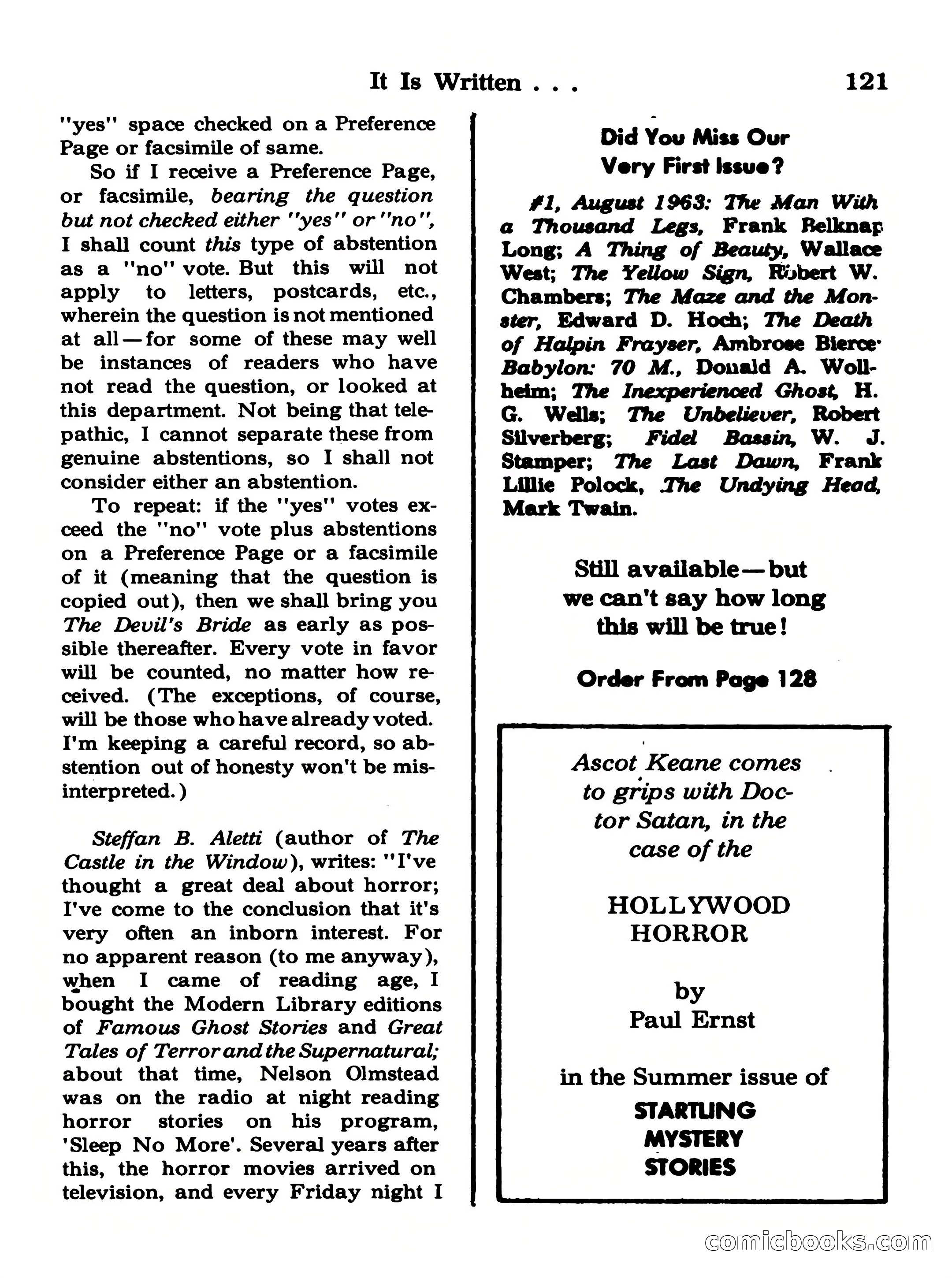 Magazine of Horror #23 — page 121 of 132