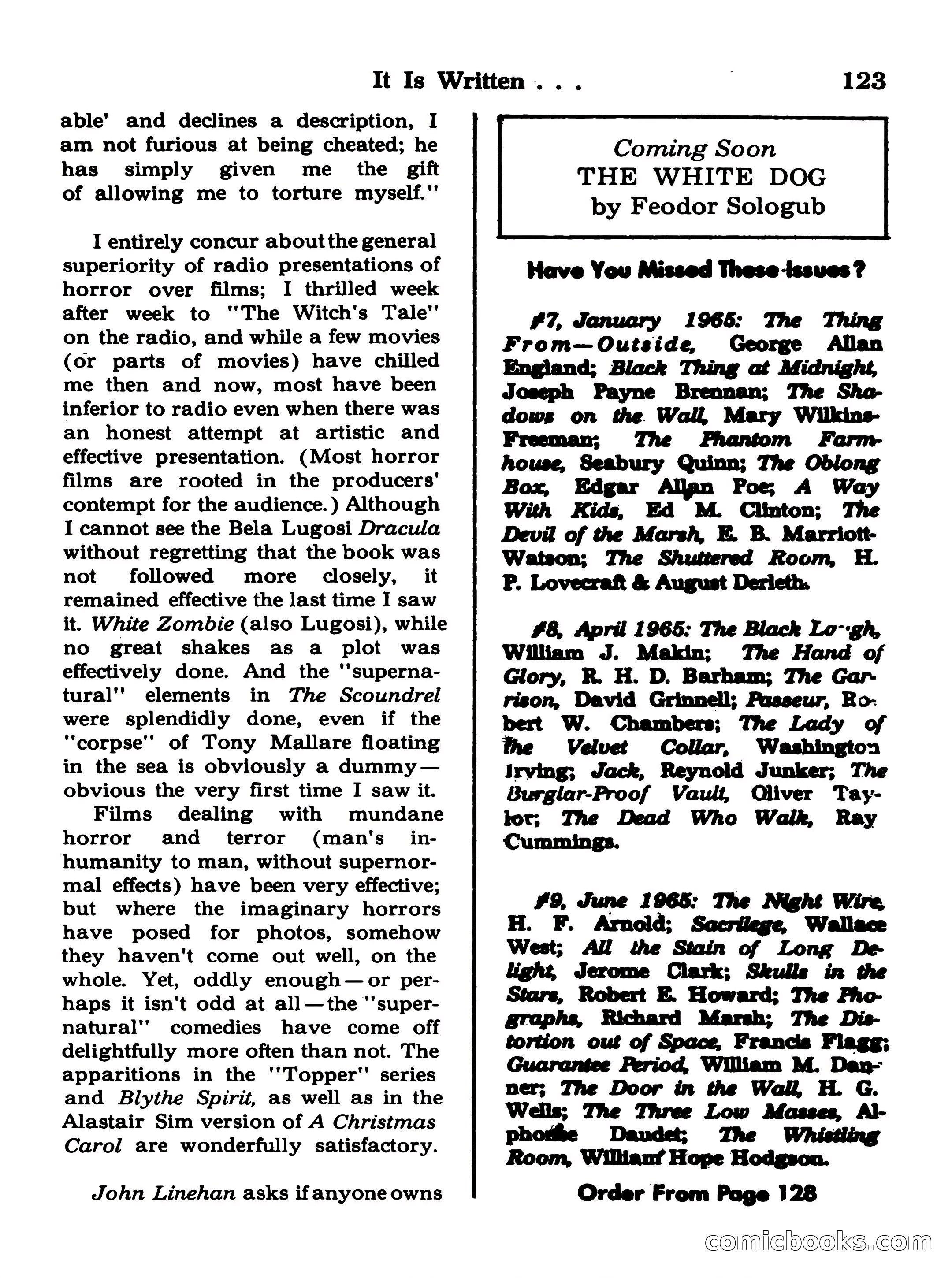 Magazine of Horror #23 — page 123 of 132