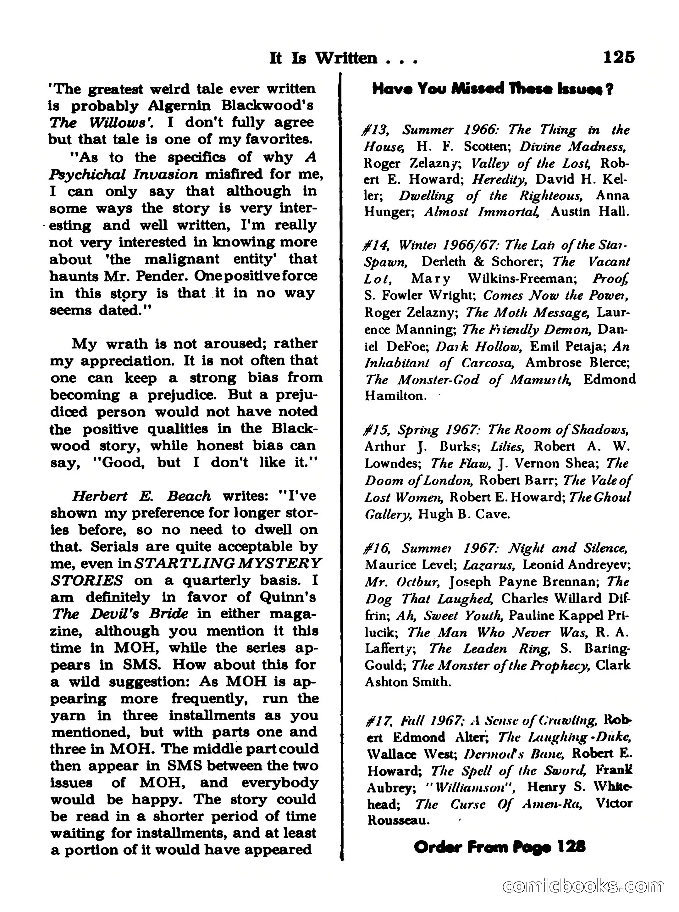 Magazine of Horror #23 — page 125 of 132