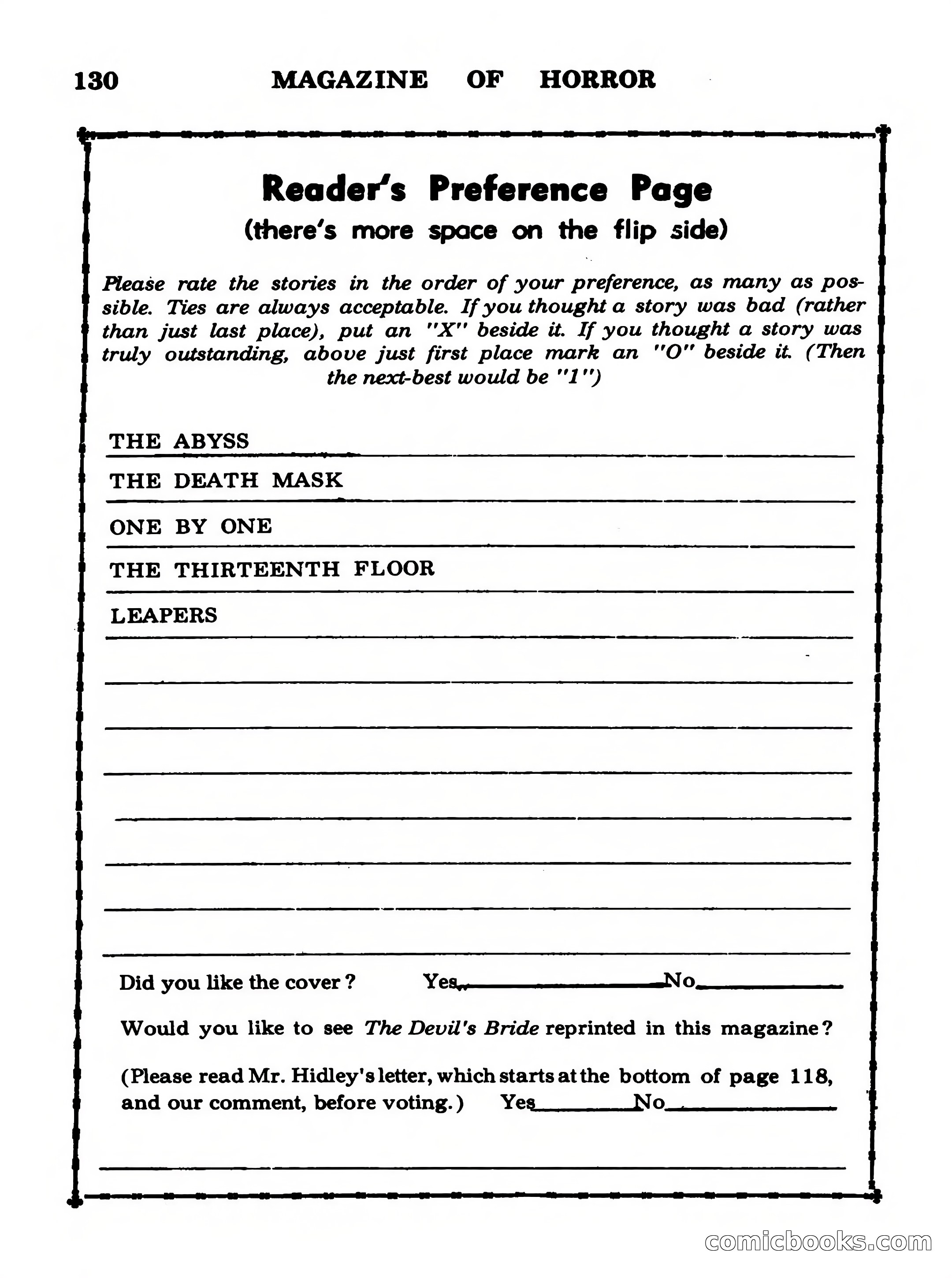 Magazine of Horror #23 — page 130 of 132