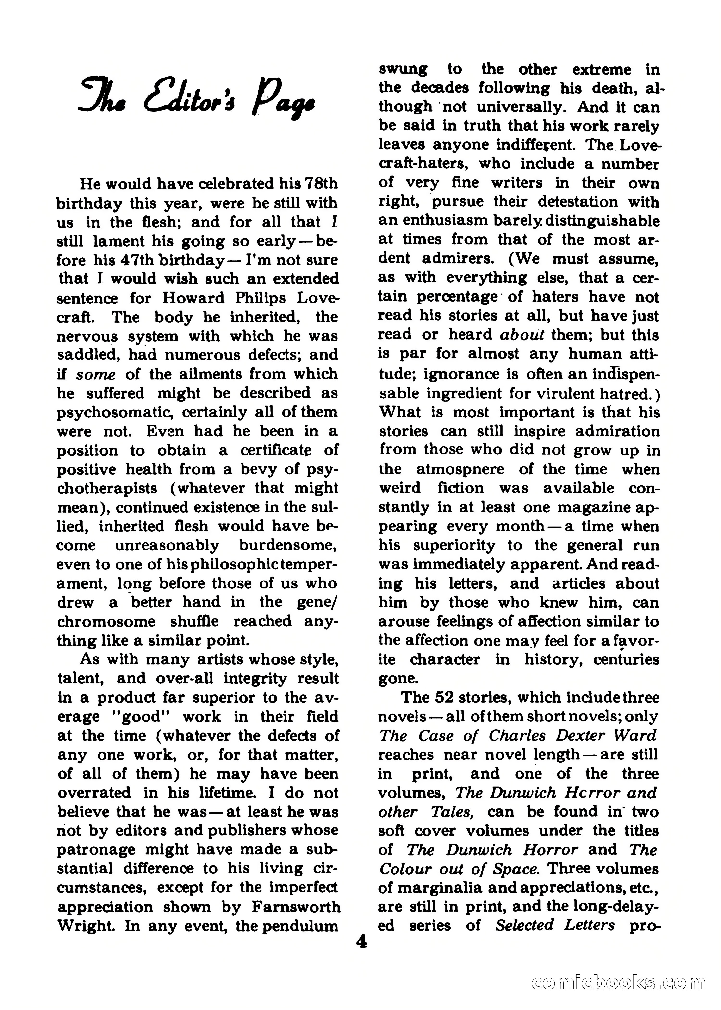 Magazine of Horror No. 24 — page 4 of 132