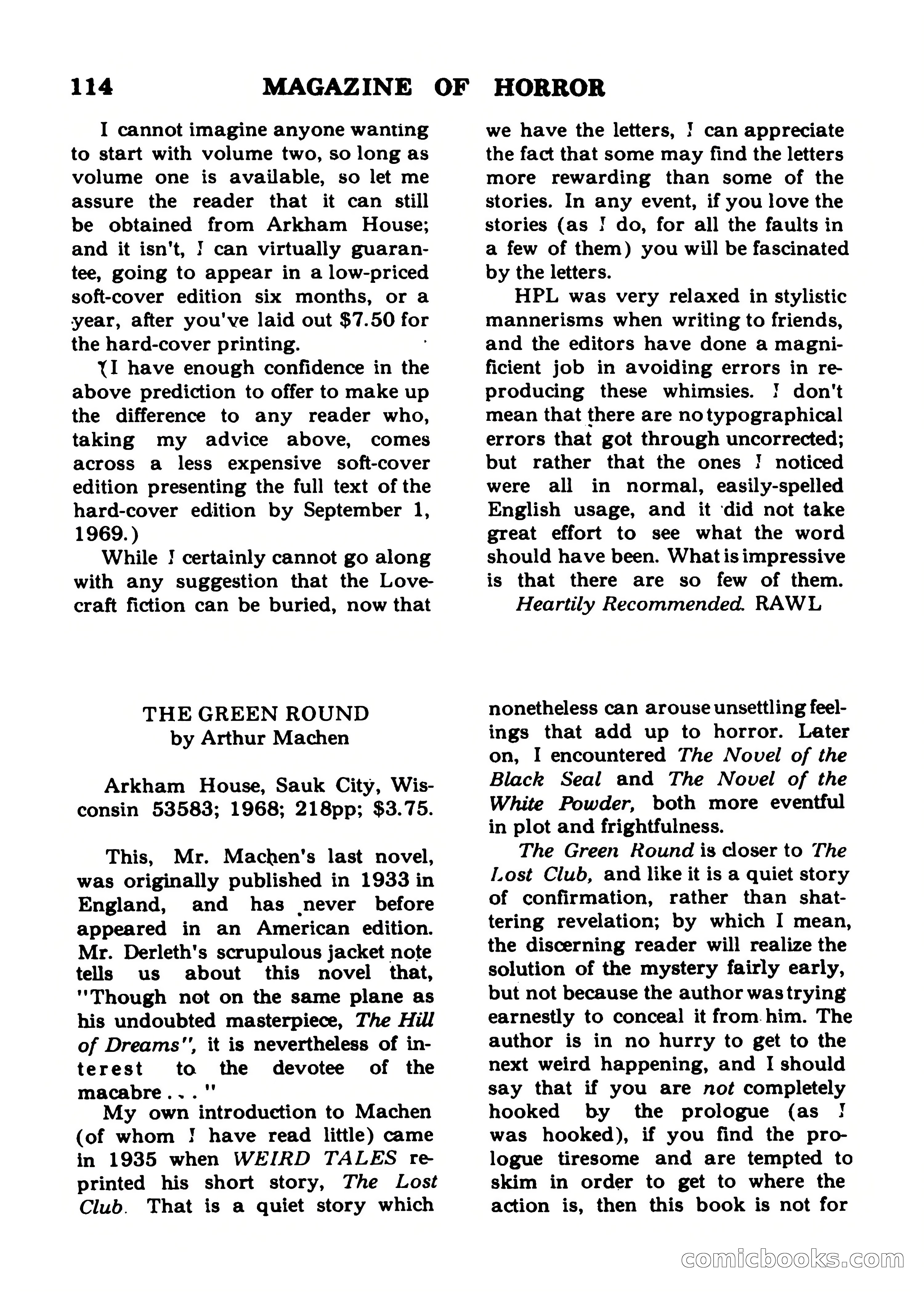 Magazine of Horror No. 24 — page 114 of 132