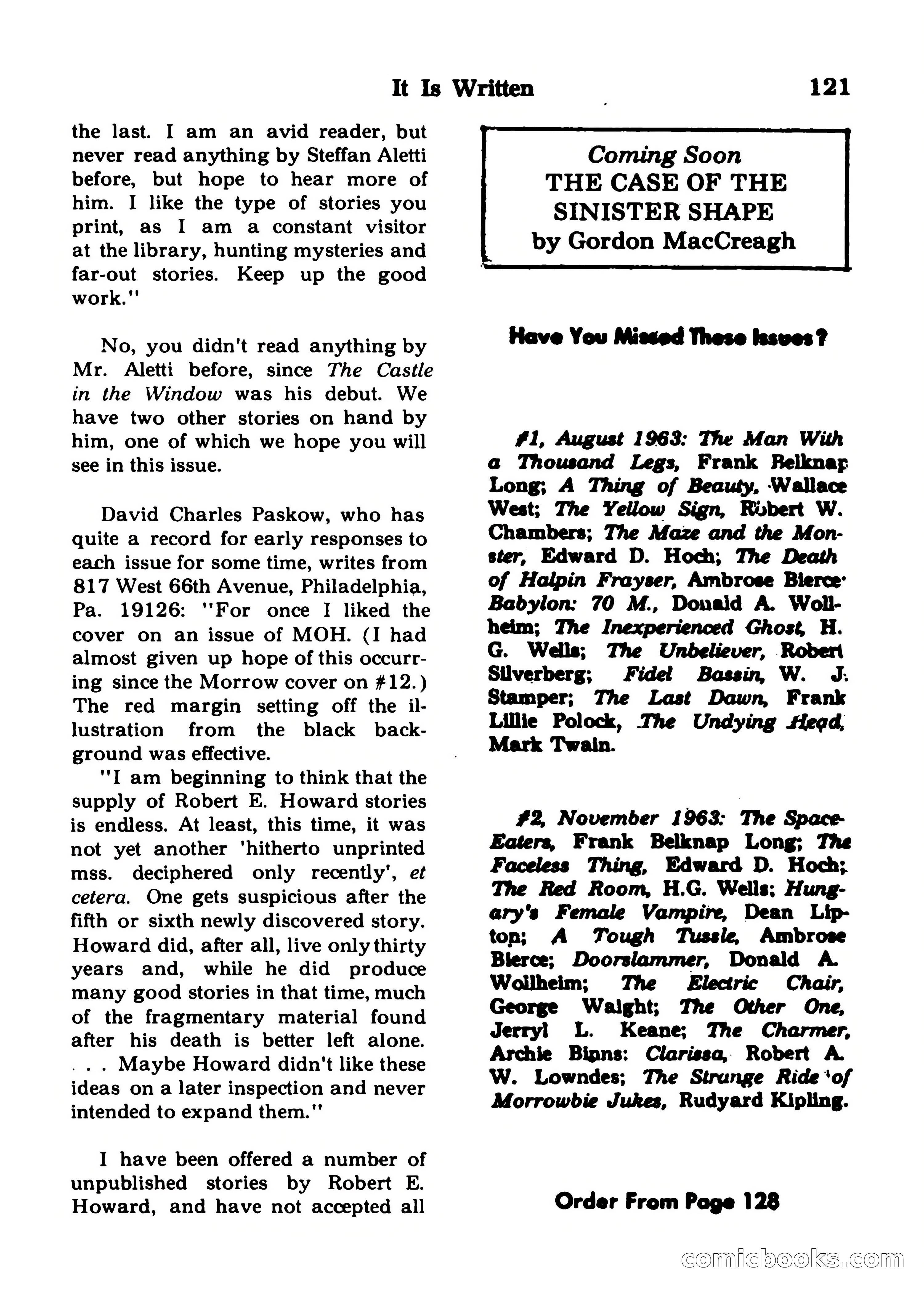 Magazine of Horror No. 24 — page 121 of 132