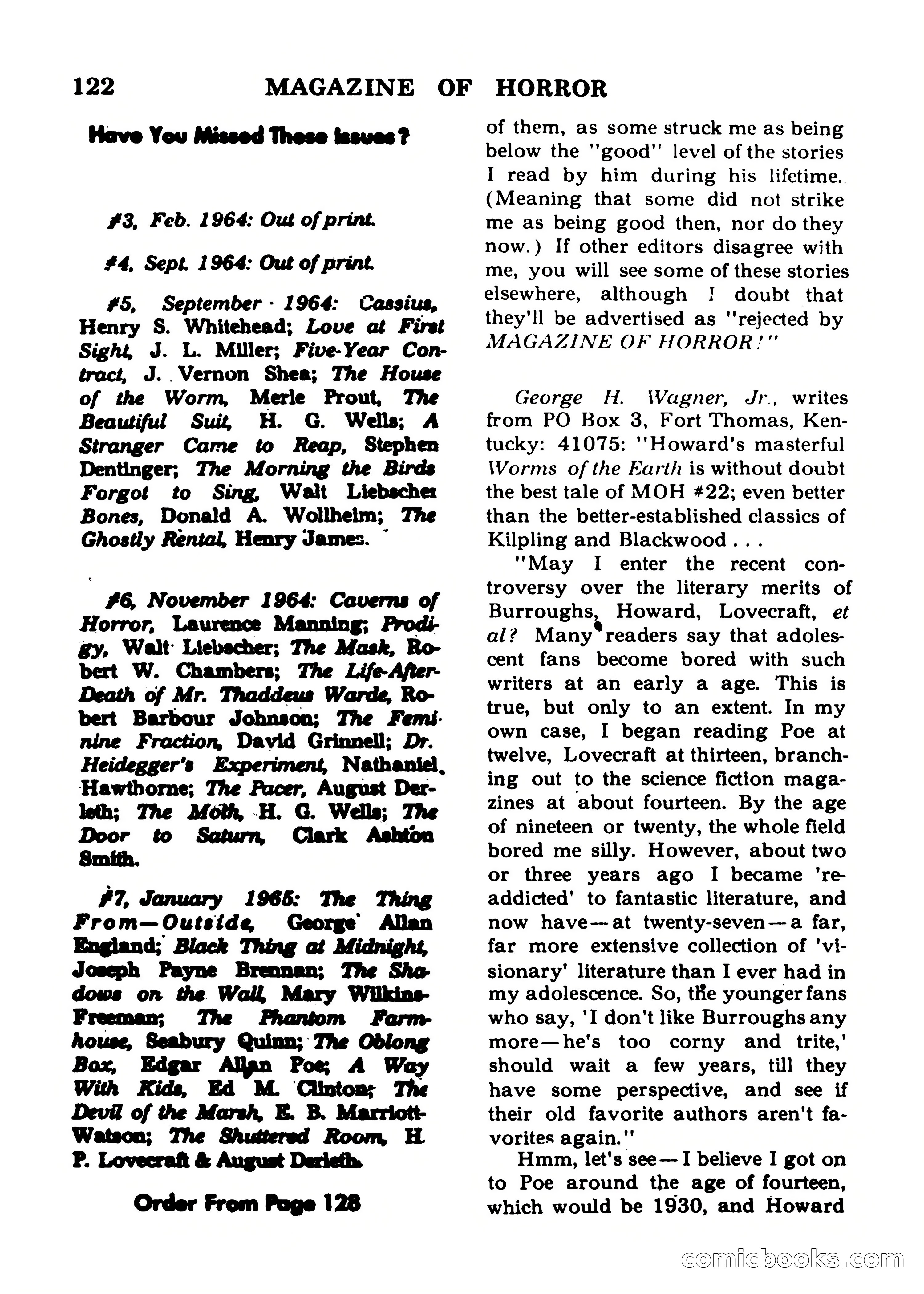 Magazine of Horror No. 24 — page 122 of 132