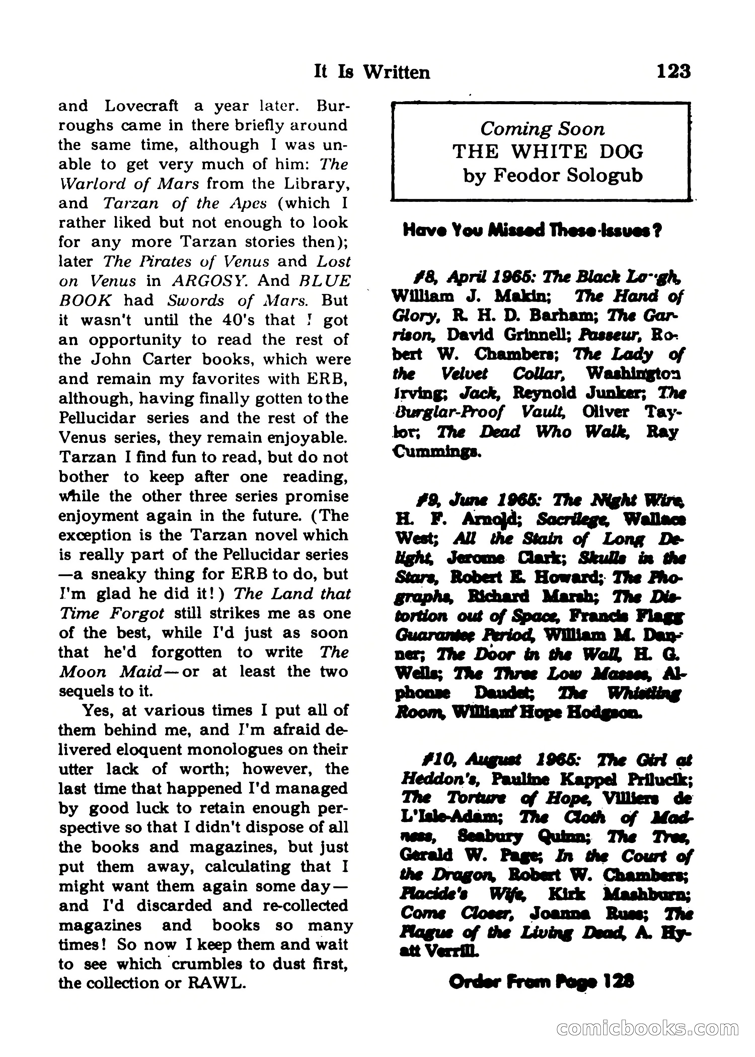 Magazine of Horror No. 24 — page 123 of 132