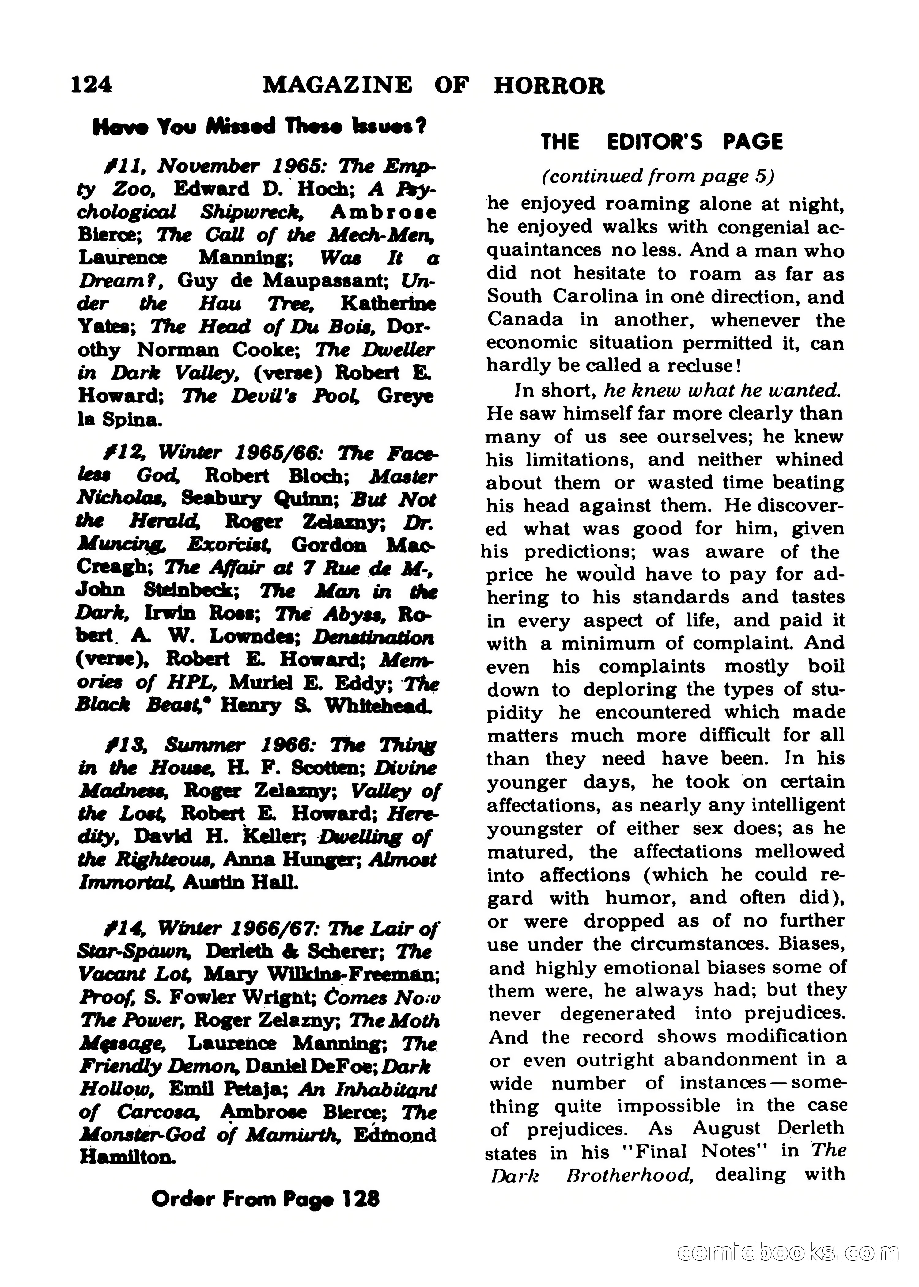 Magazine of Horror No. 24 — page 124 of 132