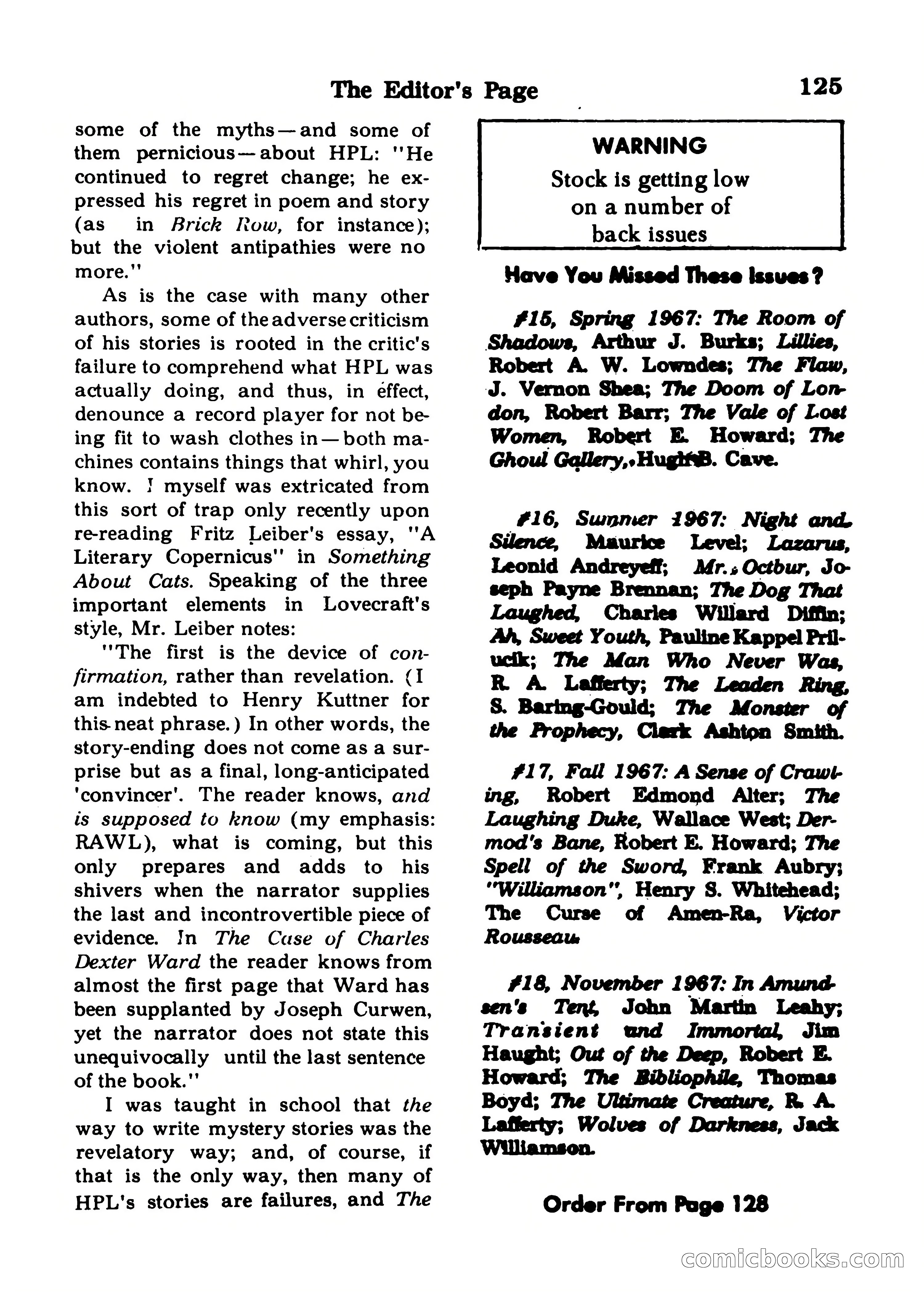 Magazine of Horror No. 24 — page 125 of 132