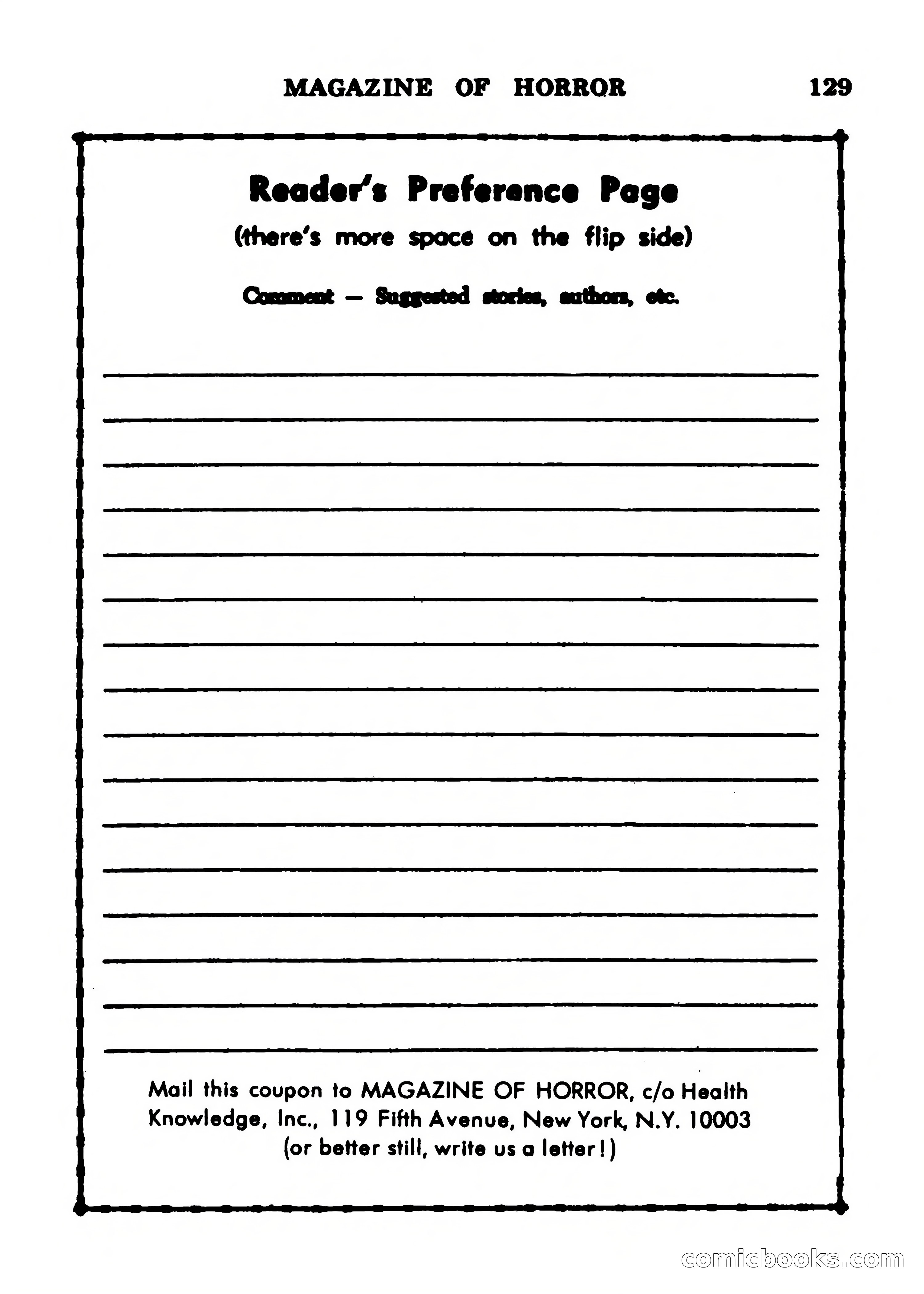 Magazine of Horror No. 24 — page 129 of 132