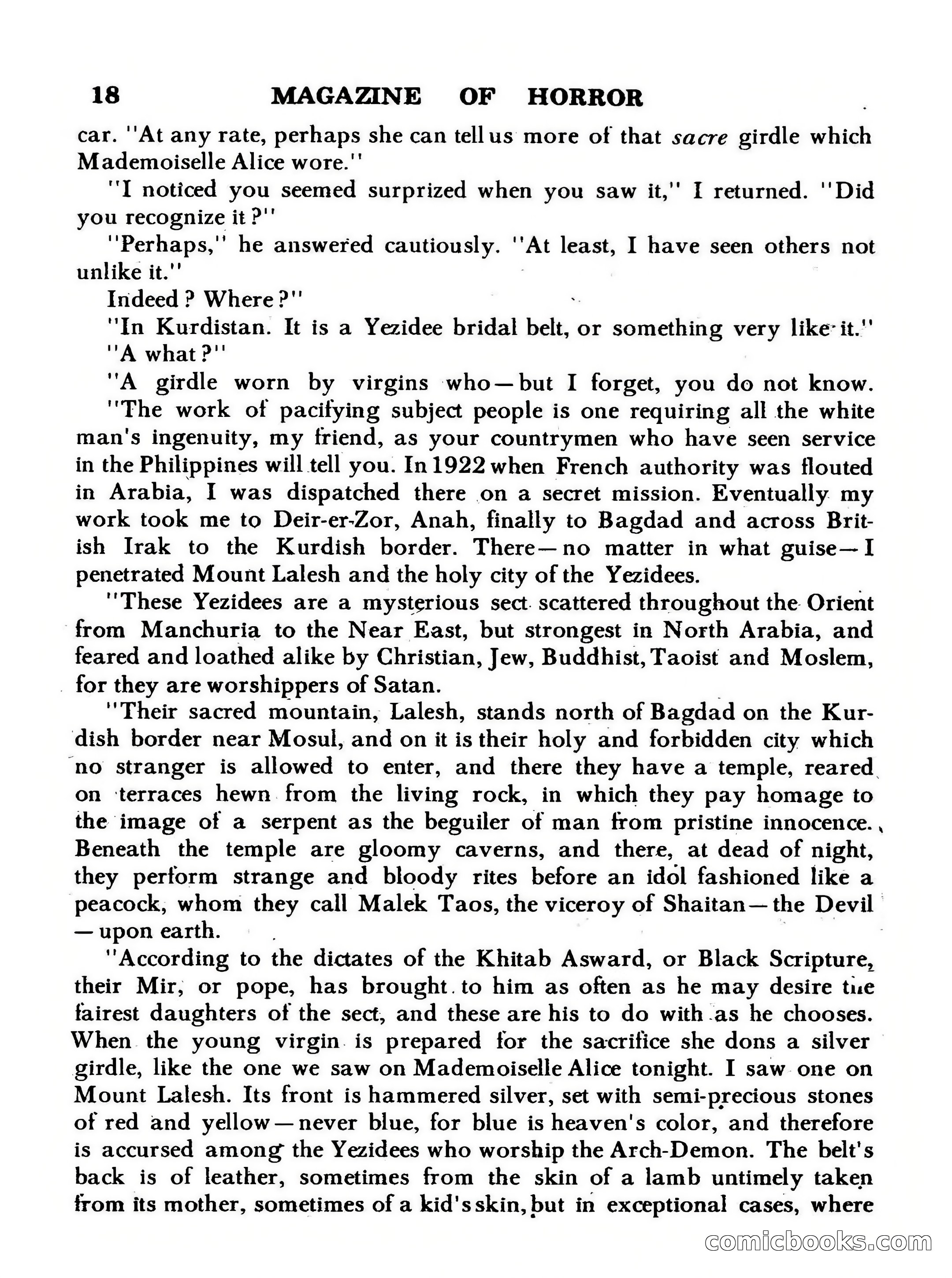Magazine of Horror #26 — page 18 of 132