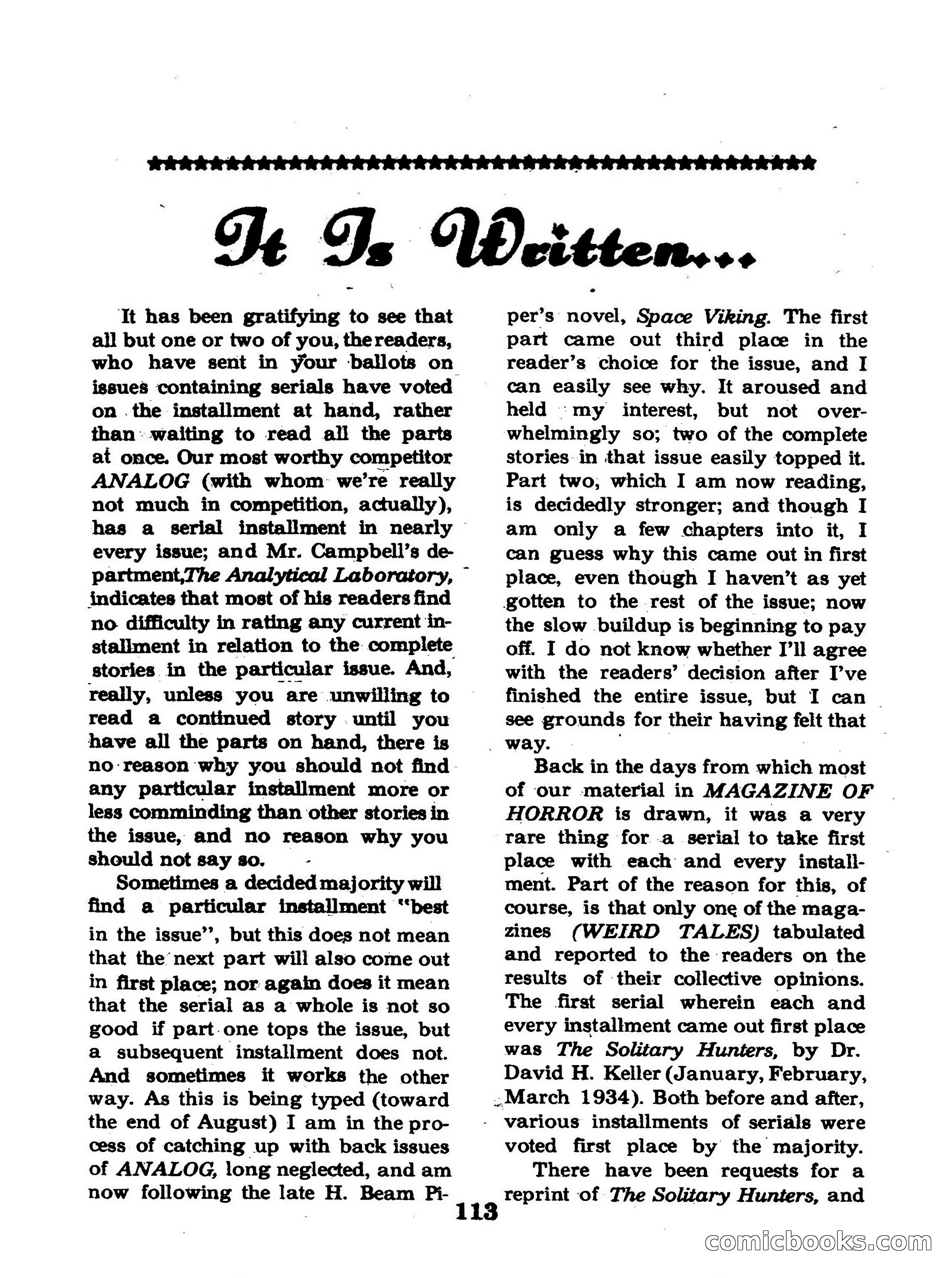 Magazine of Horror #26 — page 113 of 132