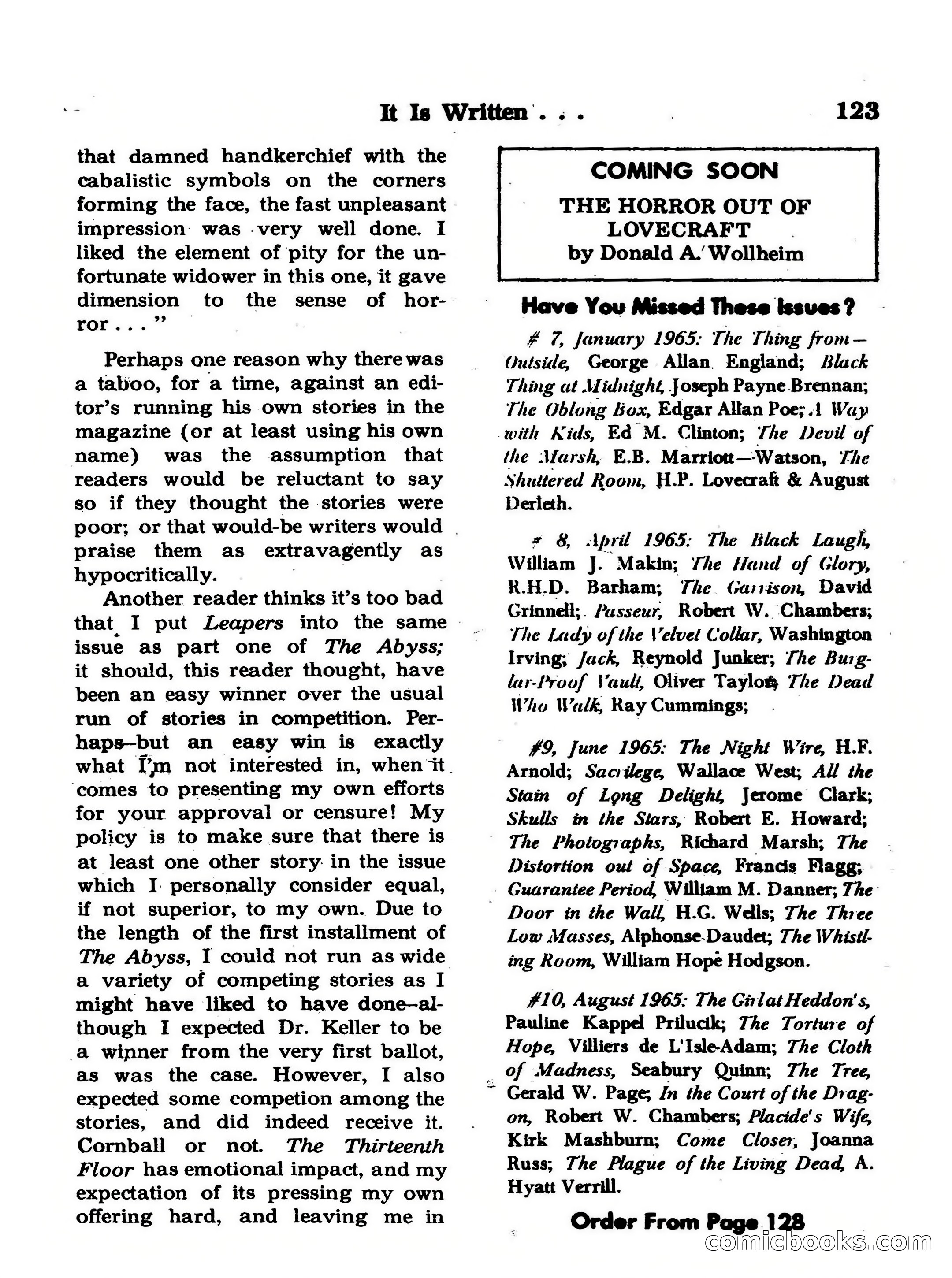 Magazine of Horror #26 — page 123 of 132
