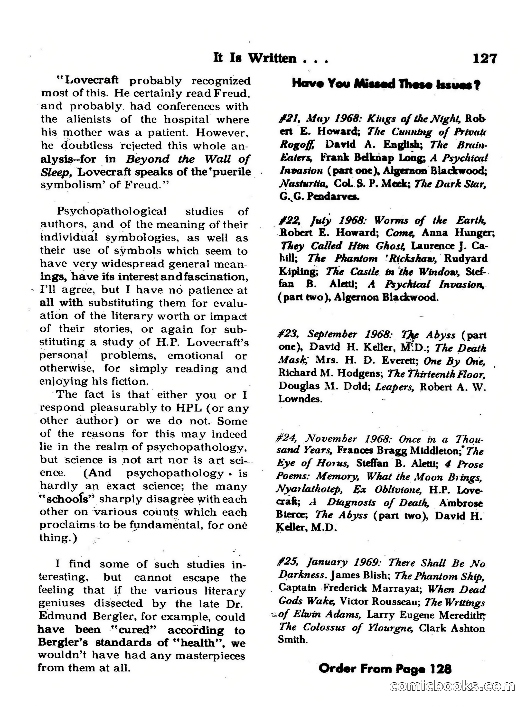 Magazine of Horror #26 — page 127 of 132