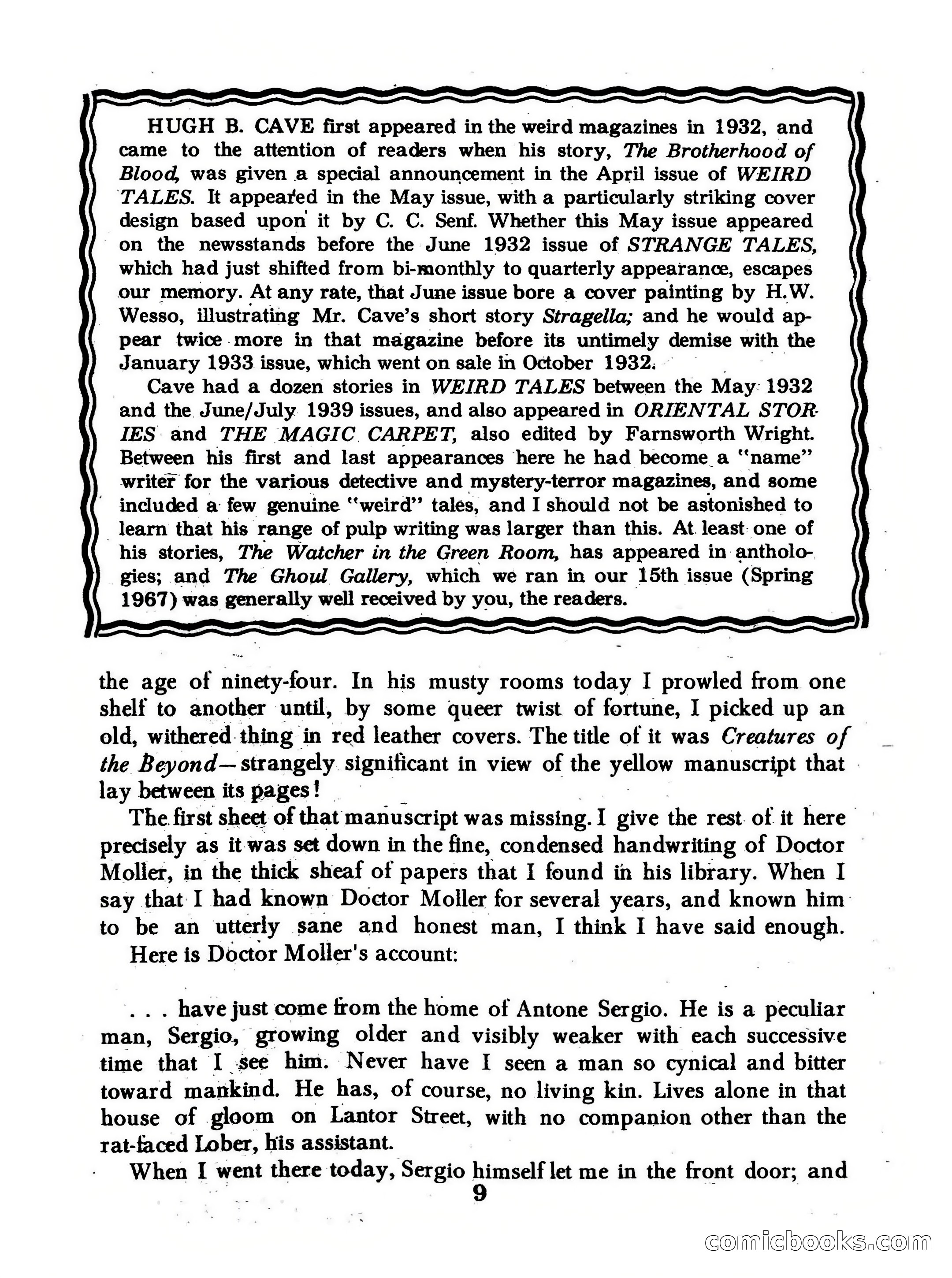 Magazine of Horror No. 27 — page 9 of 132