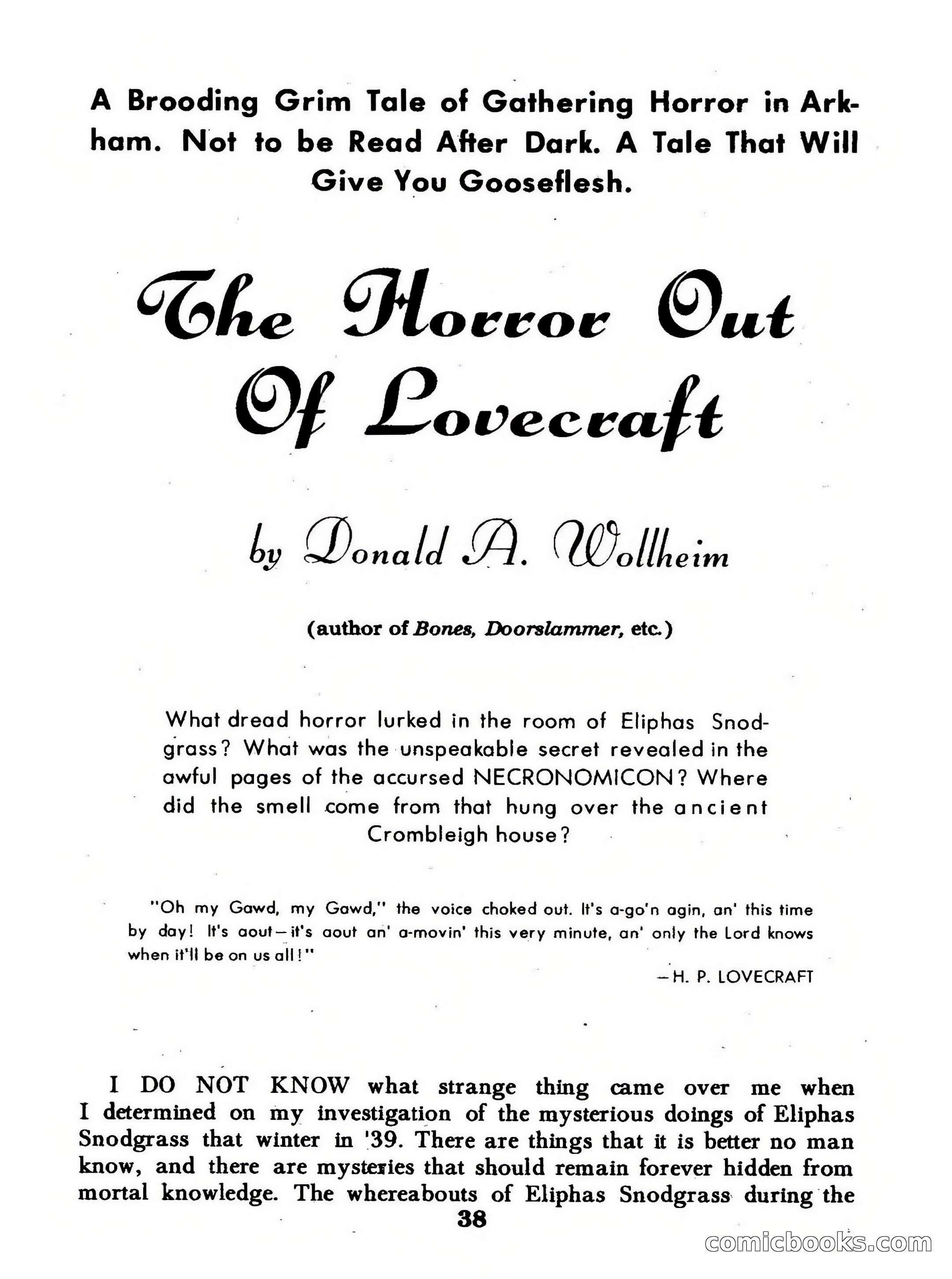 Magazine of Horror No. 27 — page 38 of 132