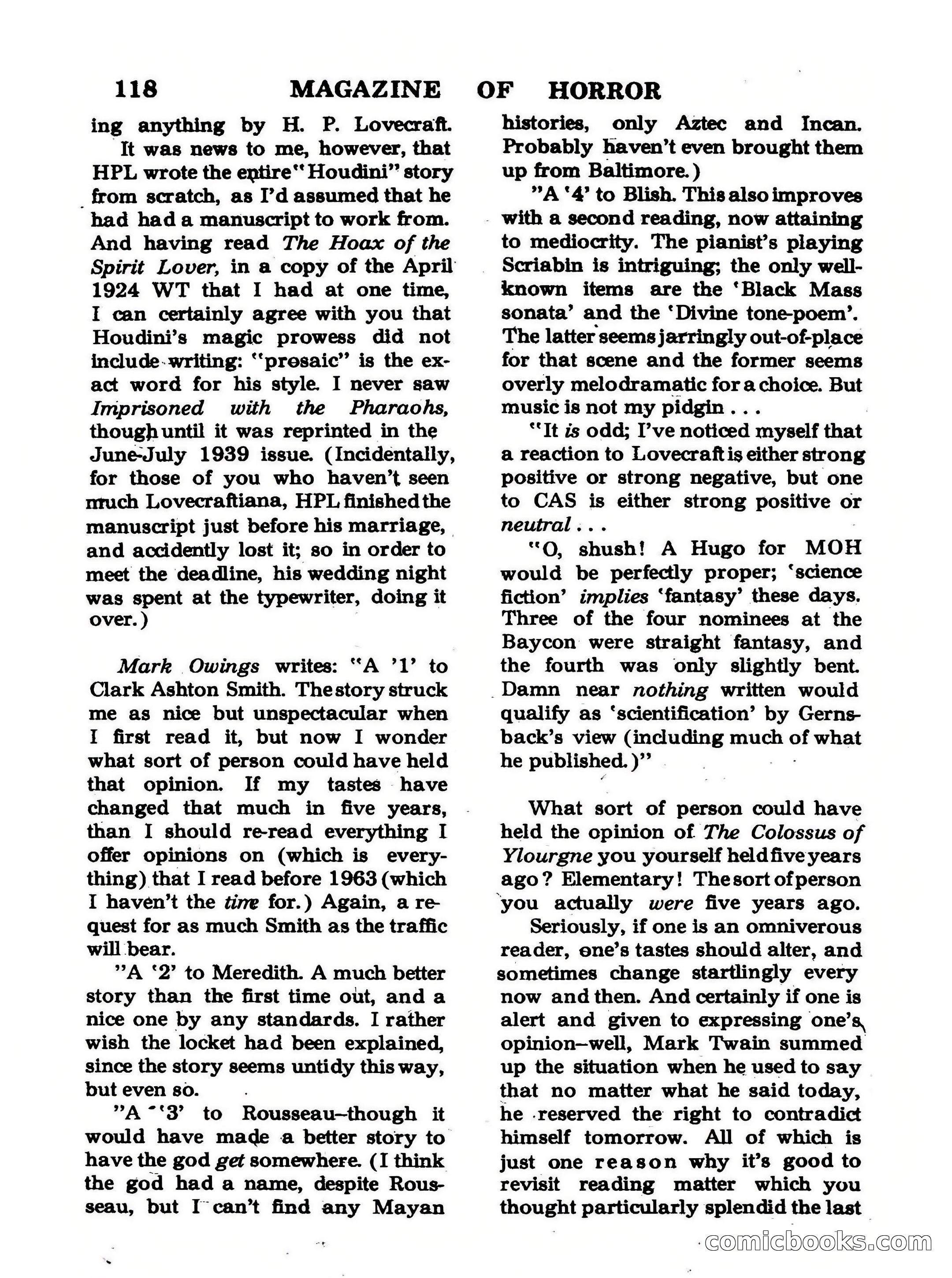 Magazine of Horror No. 27 — page 118 of 132