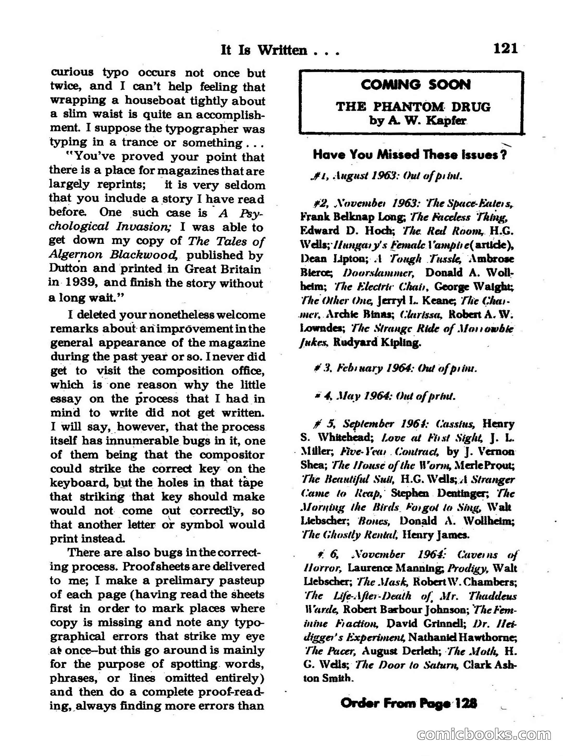Magazine of Horror No. 27 — page 121 of 132