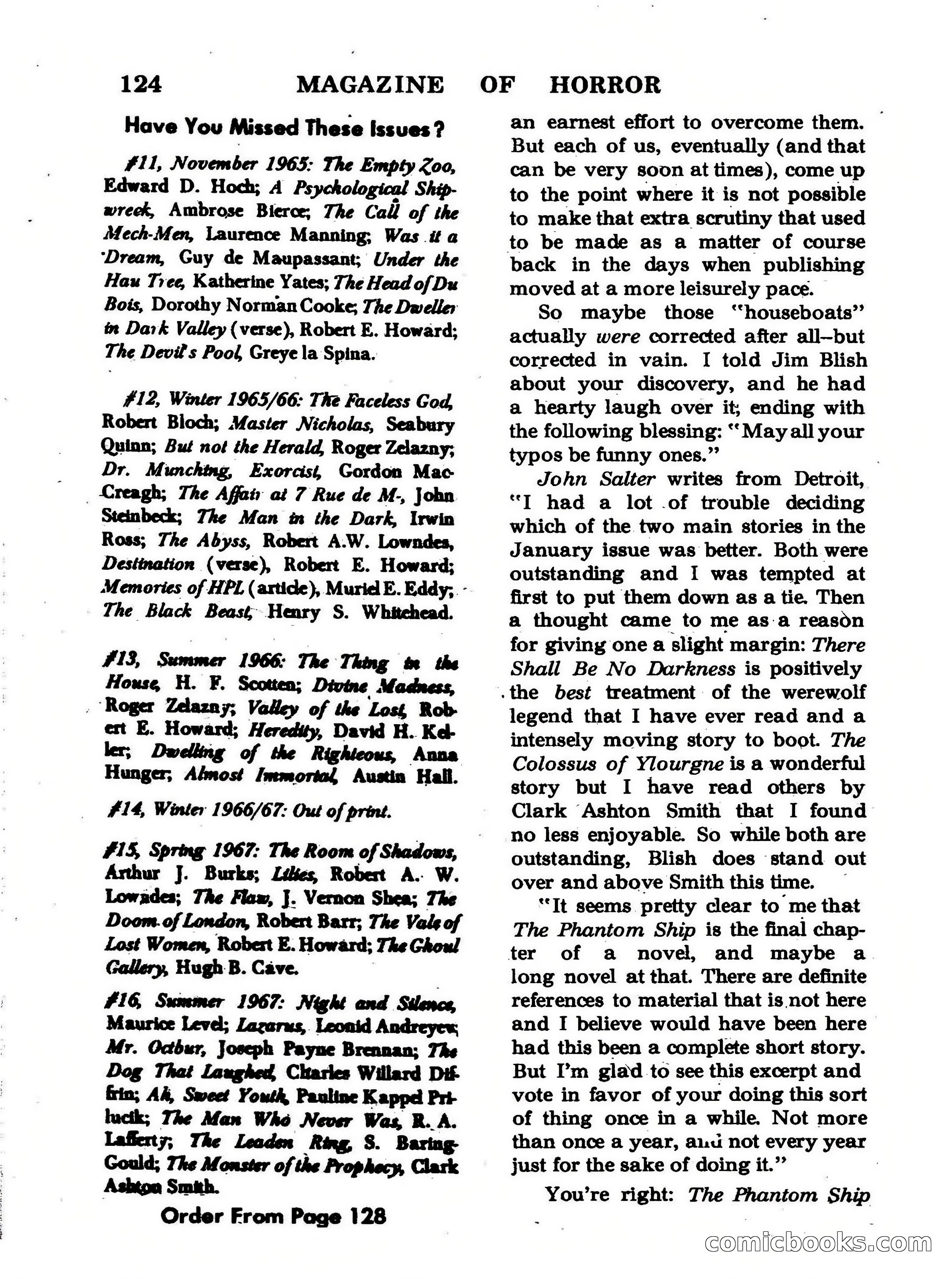Magazine of Horror No. 27 — page 124 of 132