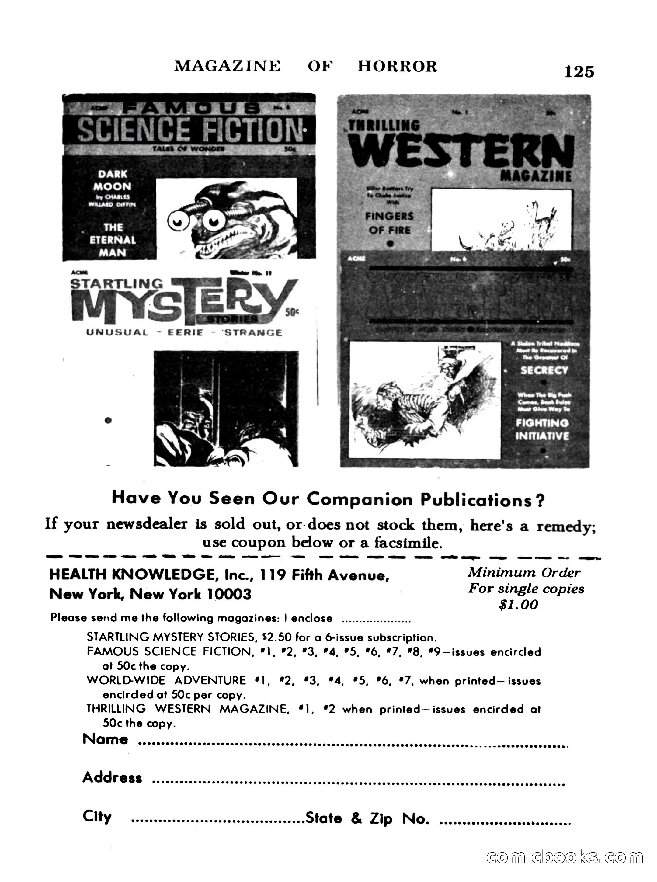 Magazine of Horror No. 27 — page 125 of 132