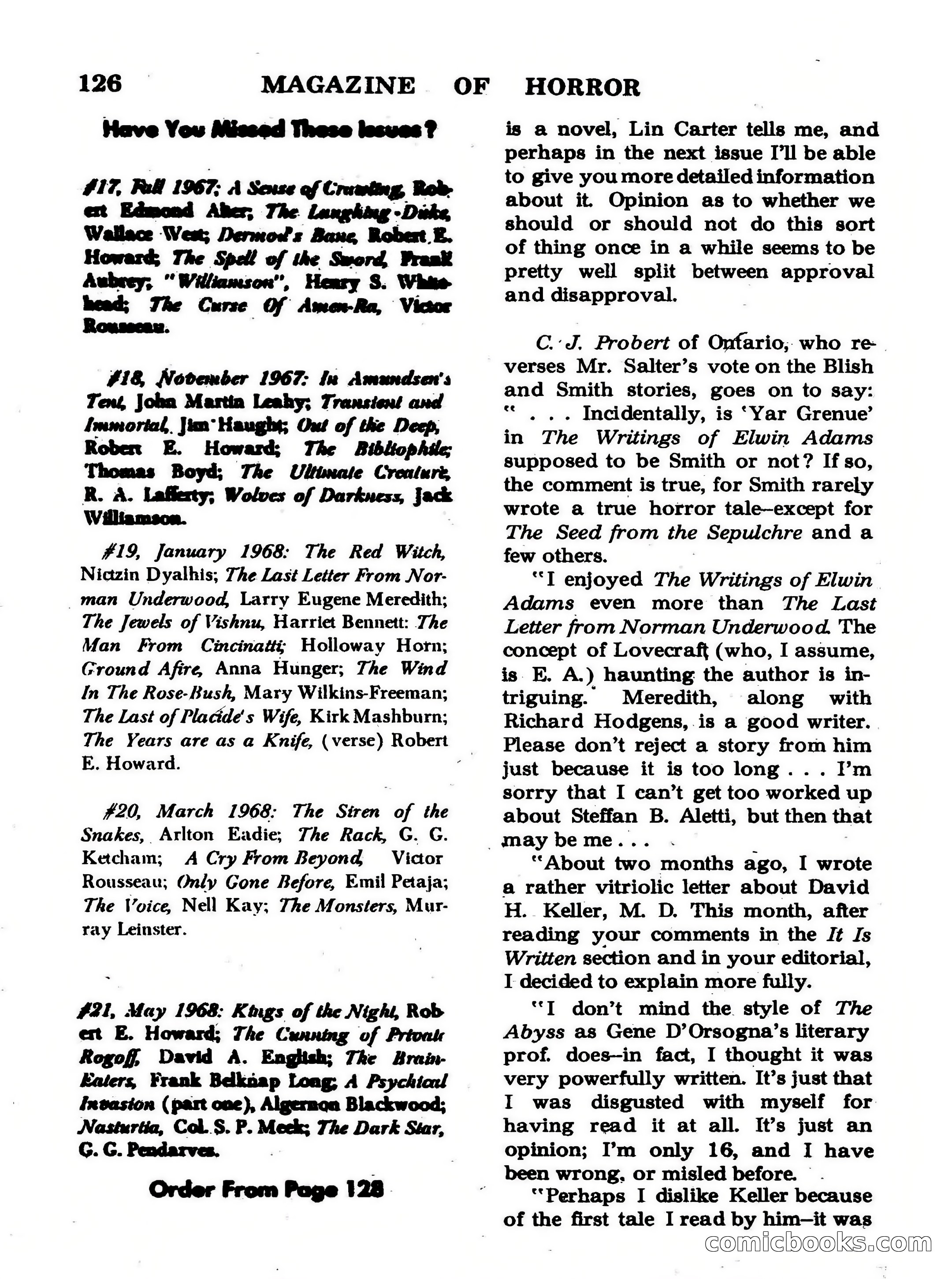 Magazine of Horror No. 27 — page 126 of 132