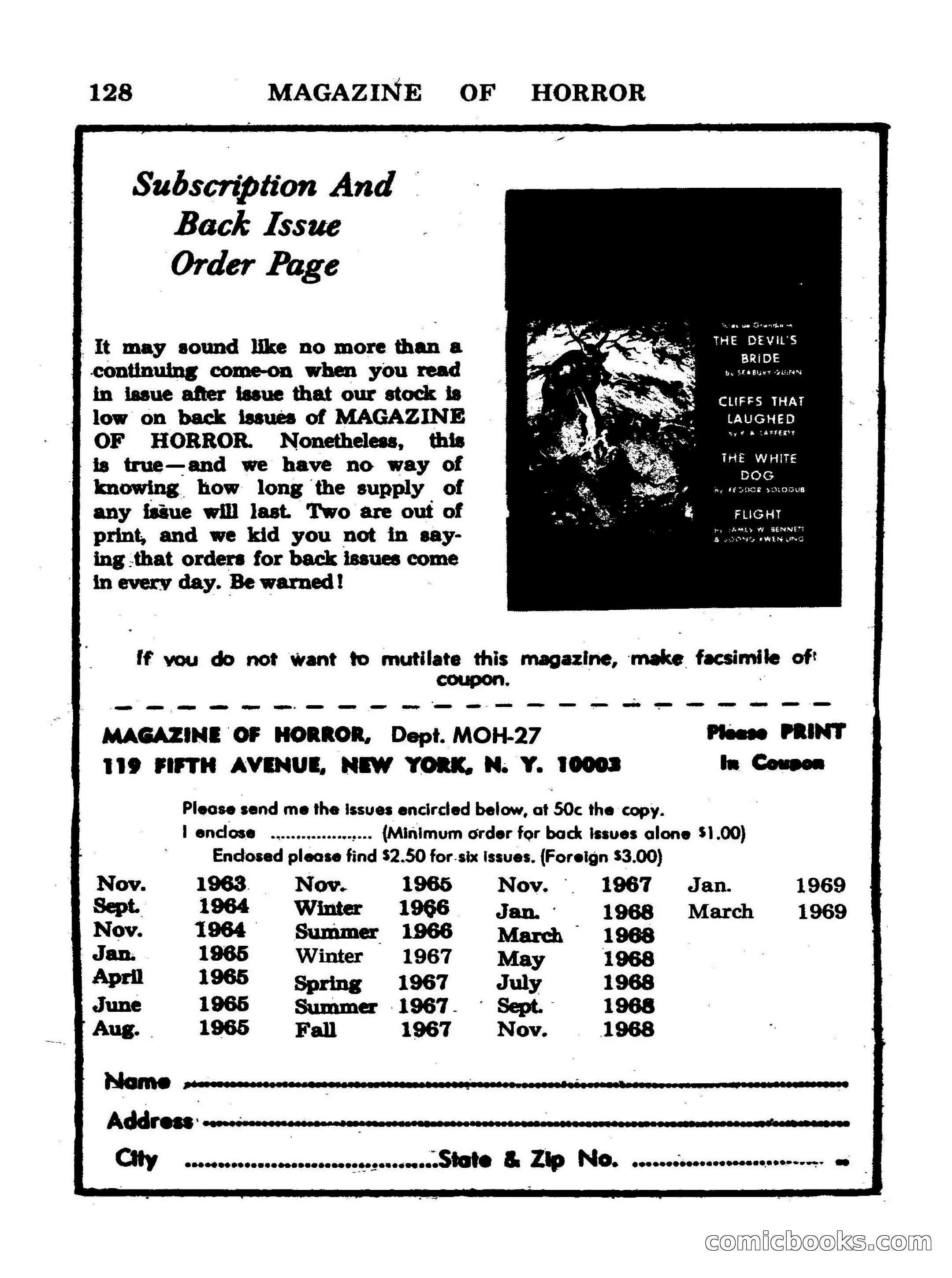 Magazine of Horror No. 27 — page 128 of 132